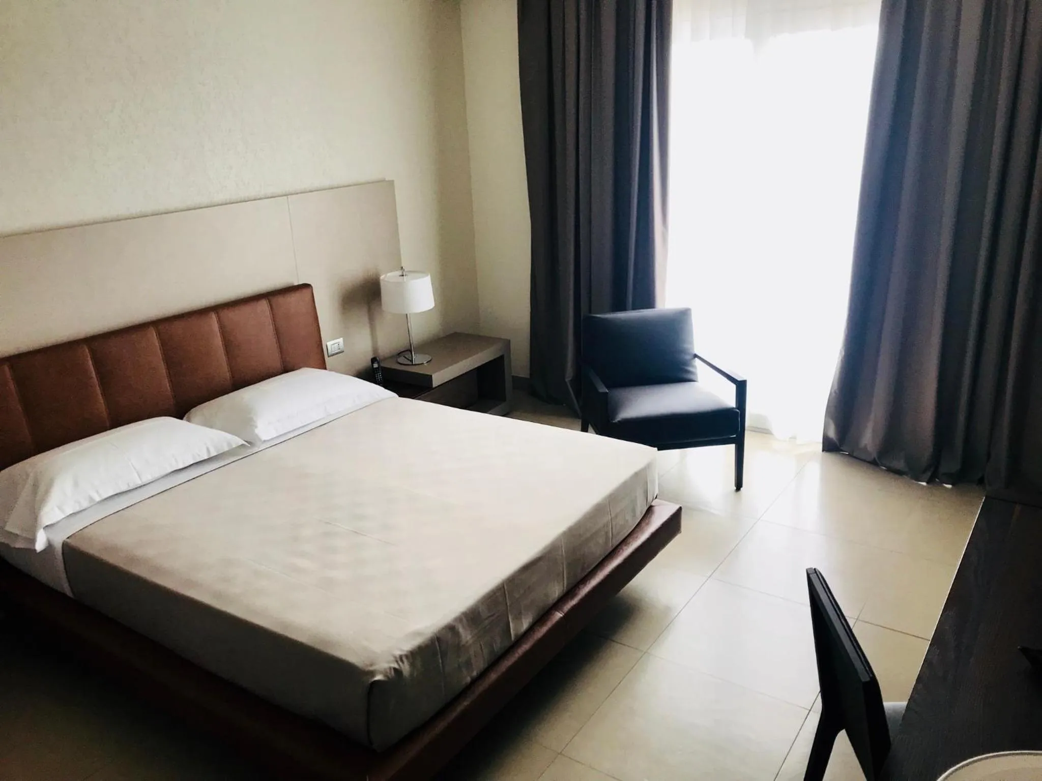 Bed in Hotel Vespucci