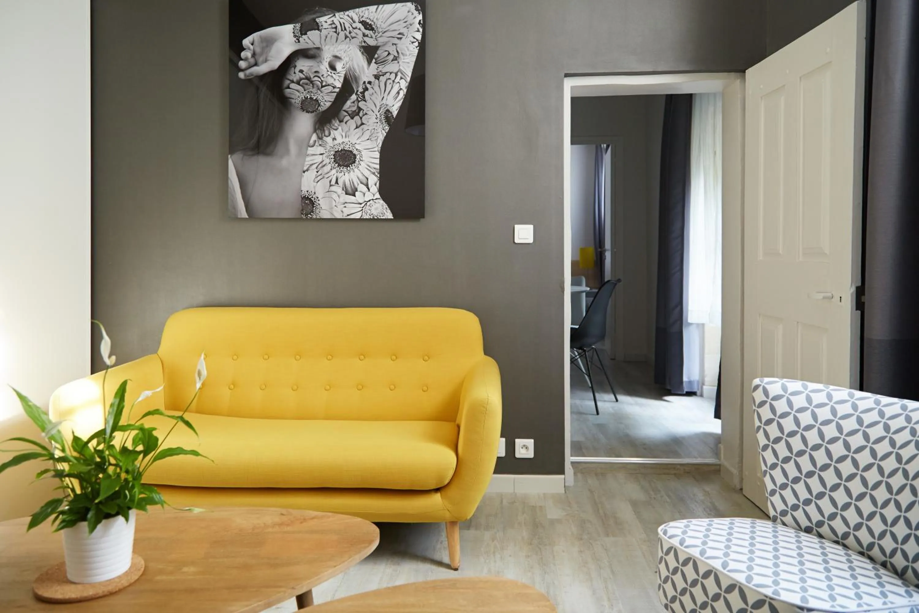 Living room in La Résidence Arles Centre