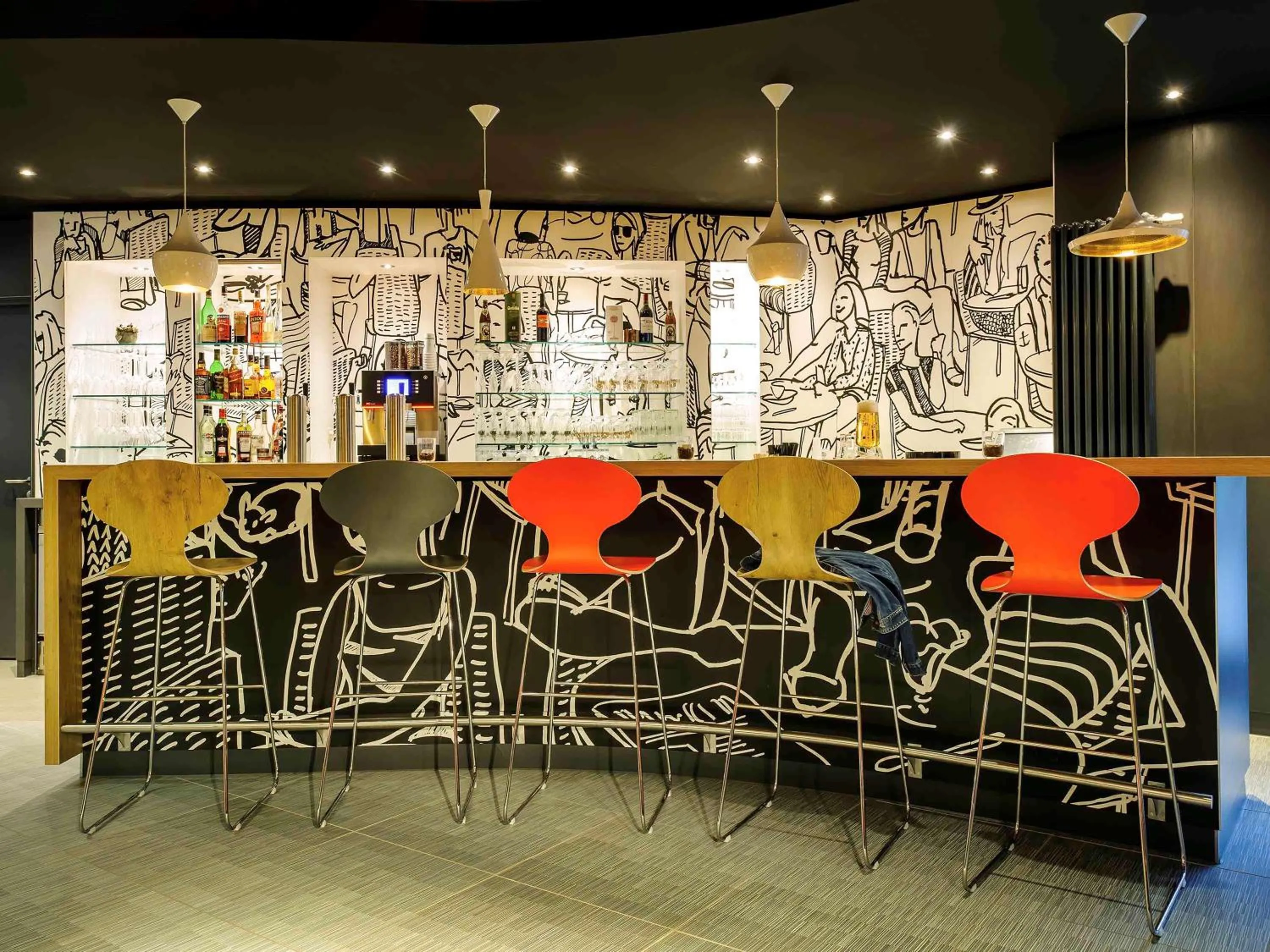 Lounge or bar in Ibis Hamburg City