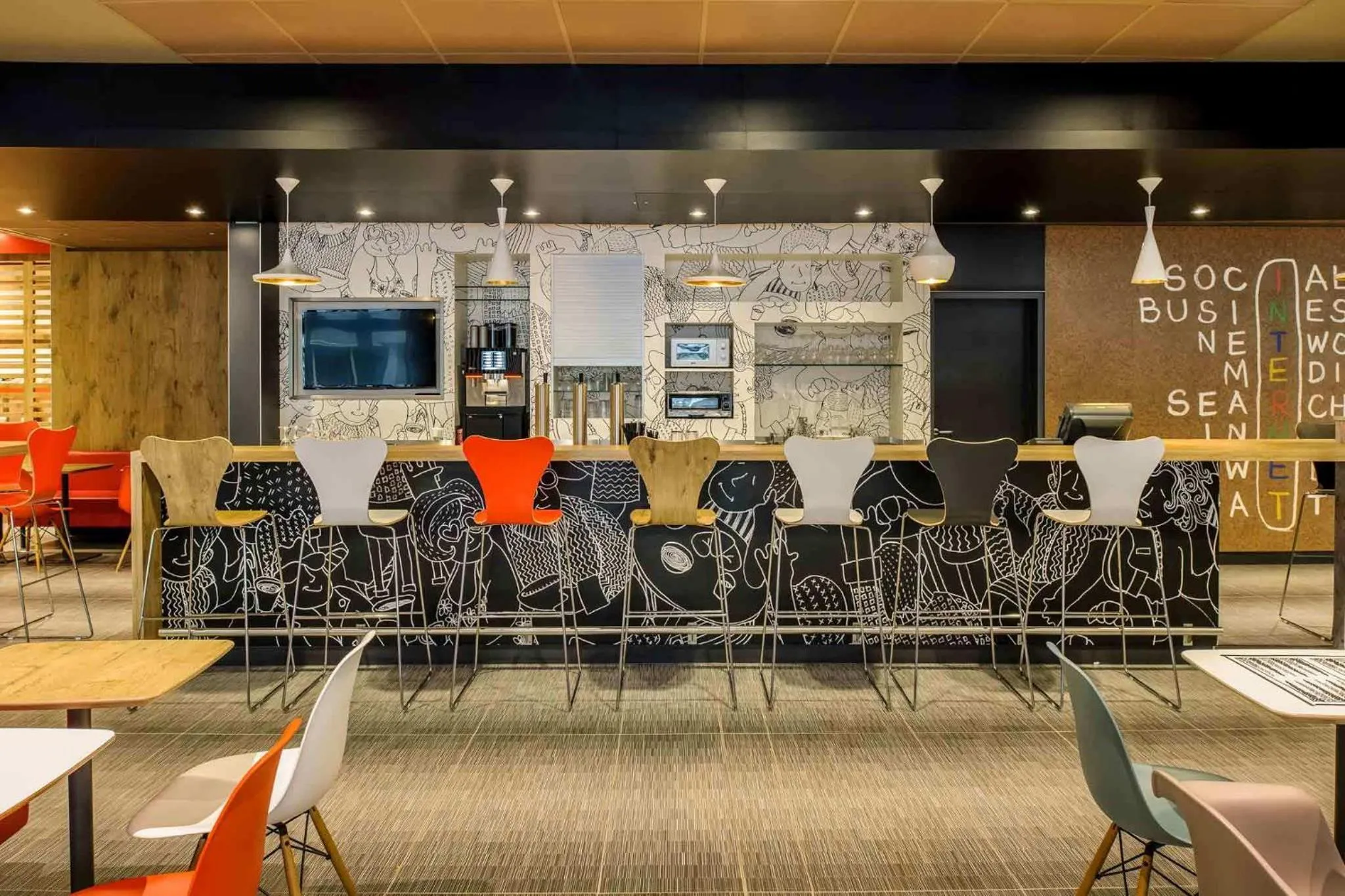 Lounge or bar in Ibis Hamburg City