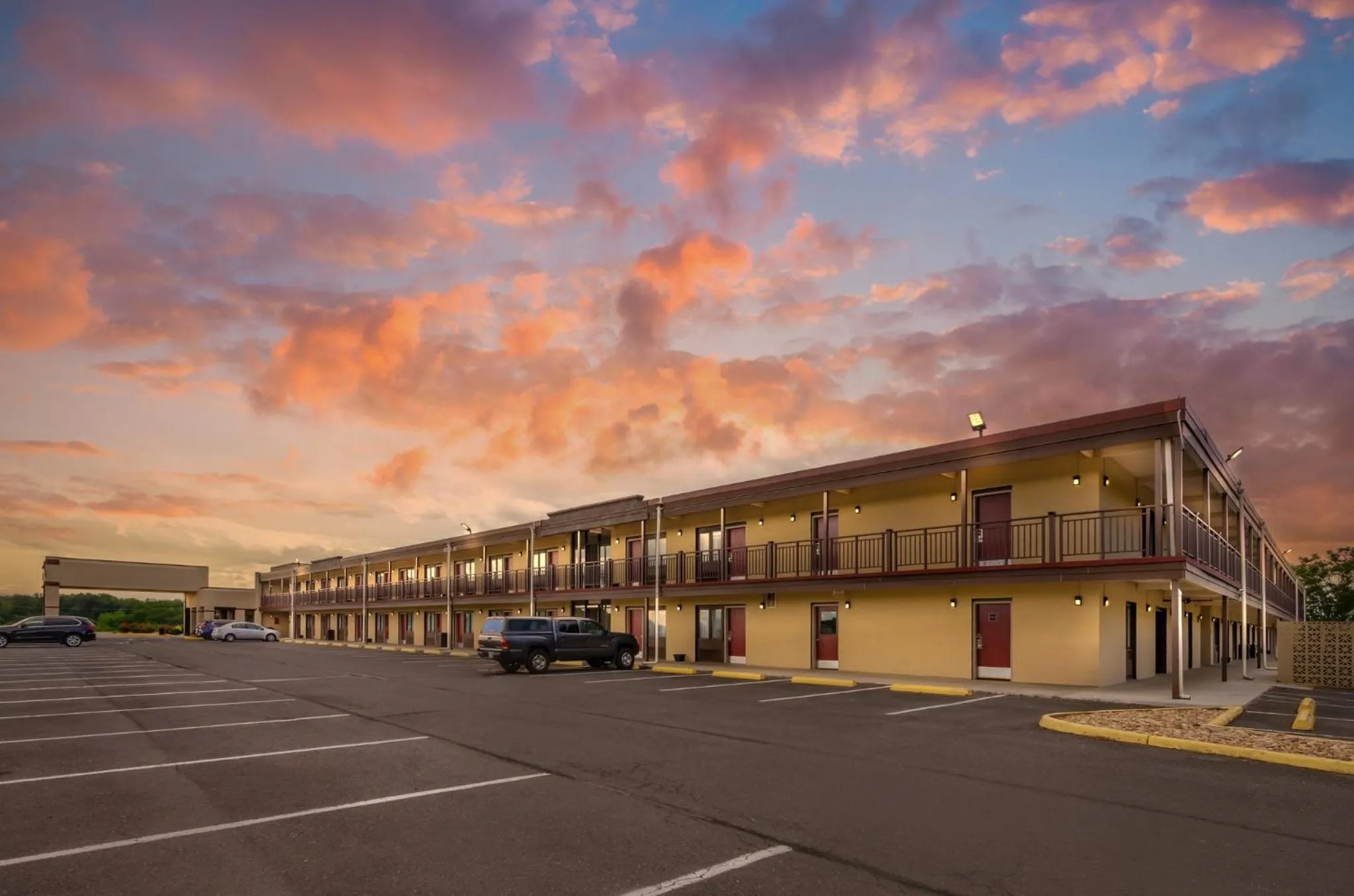 Property building in Red Roof Inn Staunton