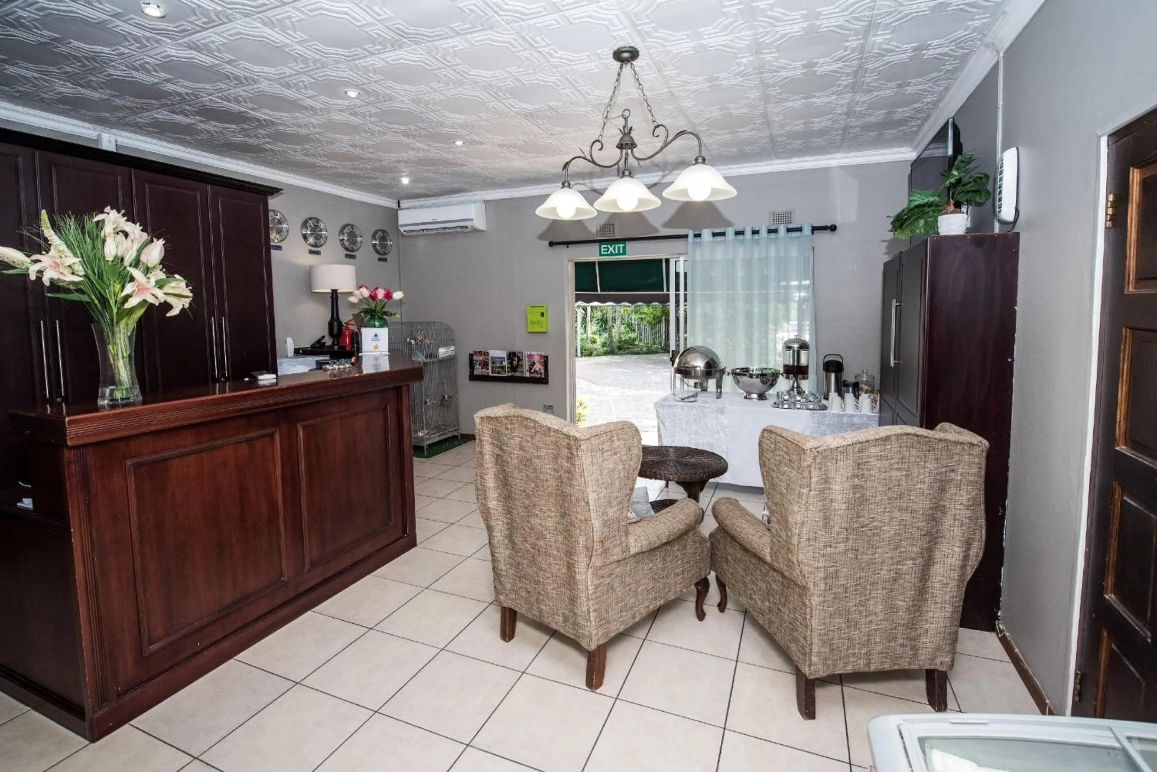 Lobby or reception in First Group Lake View Cabanas