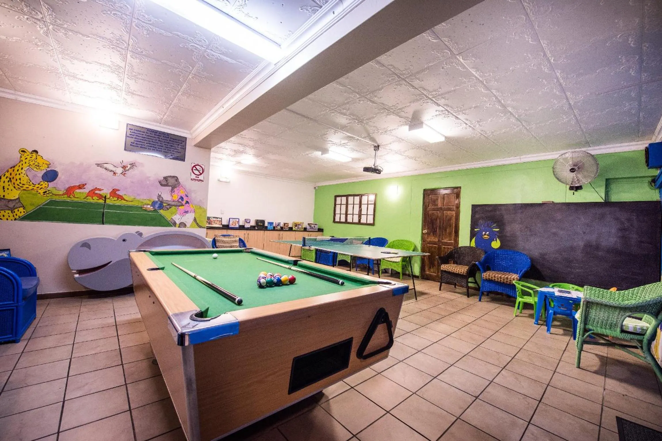 Billiard in First Group Lake View Cabanas