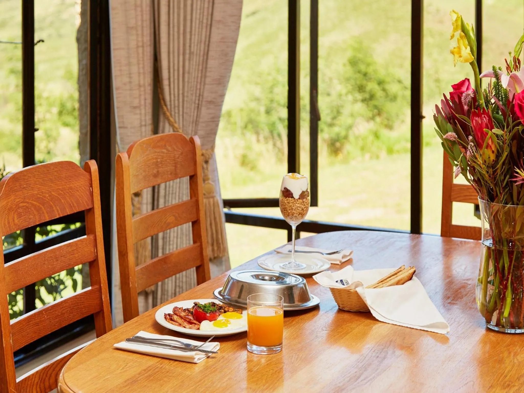 Dining area in First Group Midlands Saddle and Trout