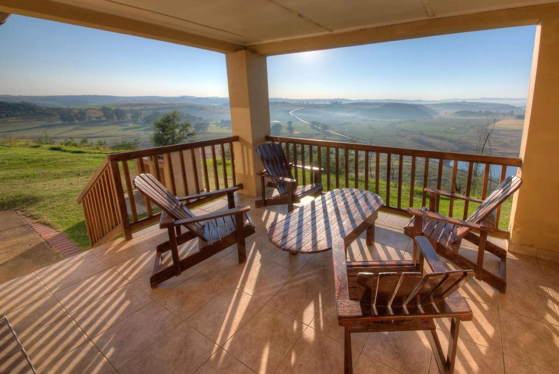 Patio in First Group Midlands Saddle and Trout