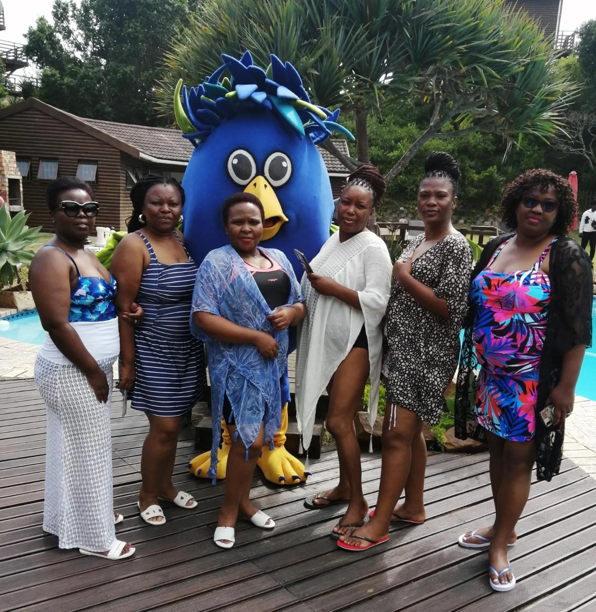 group of guests in First Group Kowie River Chalets