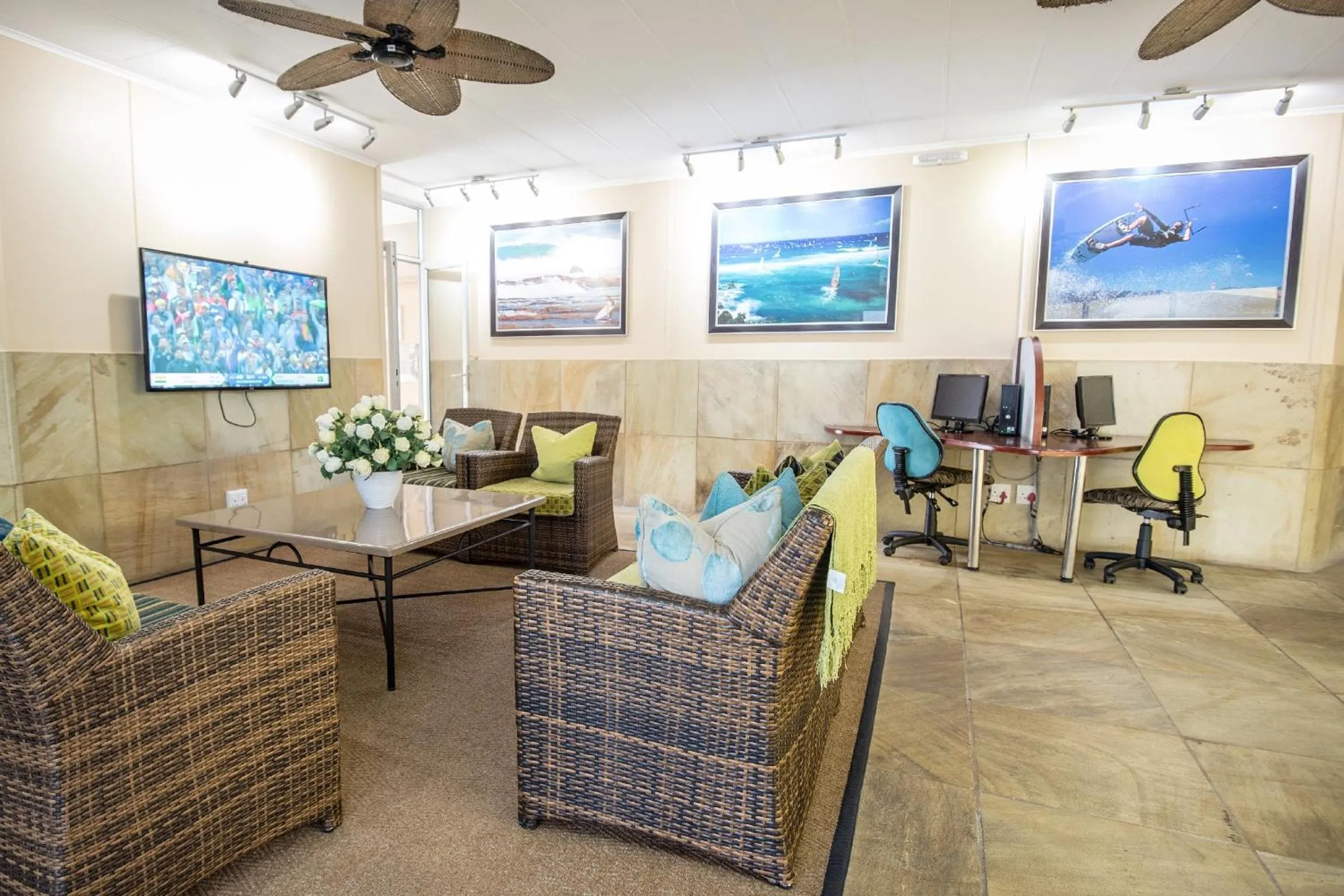 Communal lounge/ TV room in First Group La Cote D'Azur