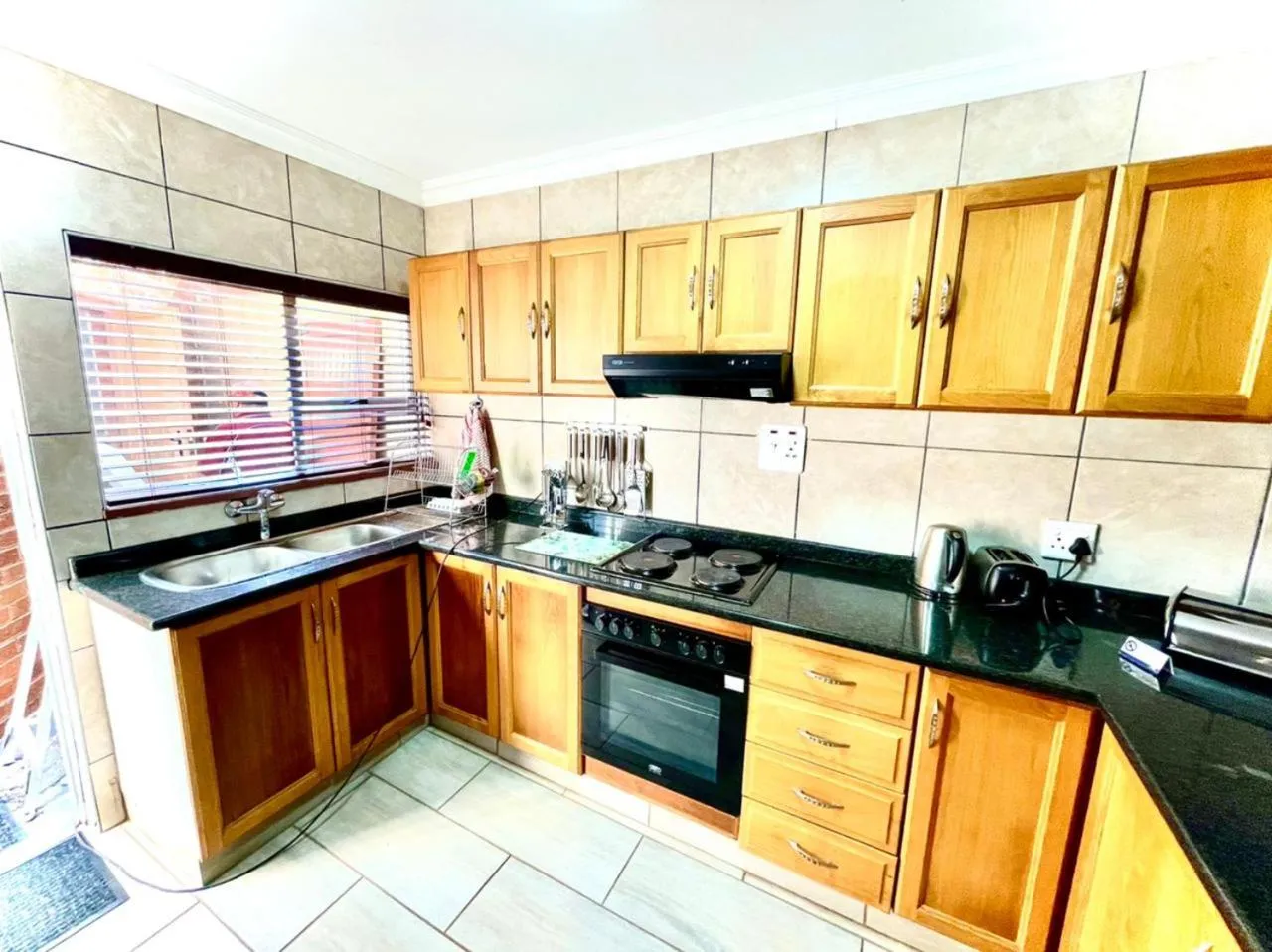 kitchen in Perna Perna Lodge St Lucia