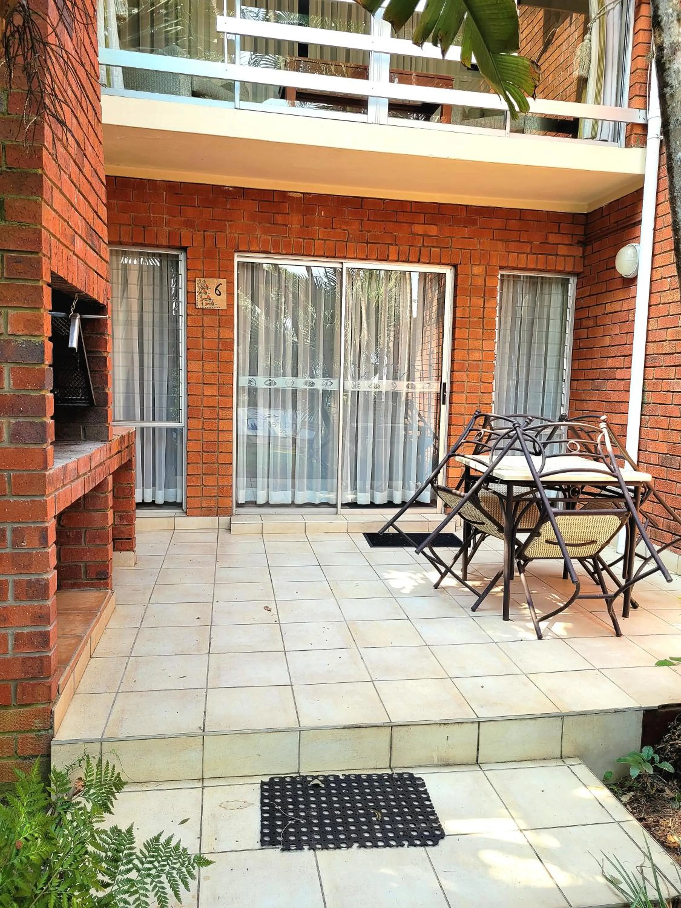 Patio in Perna Perna Lodge St Lucia