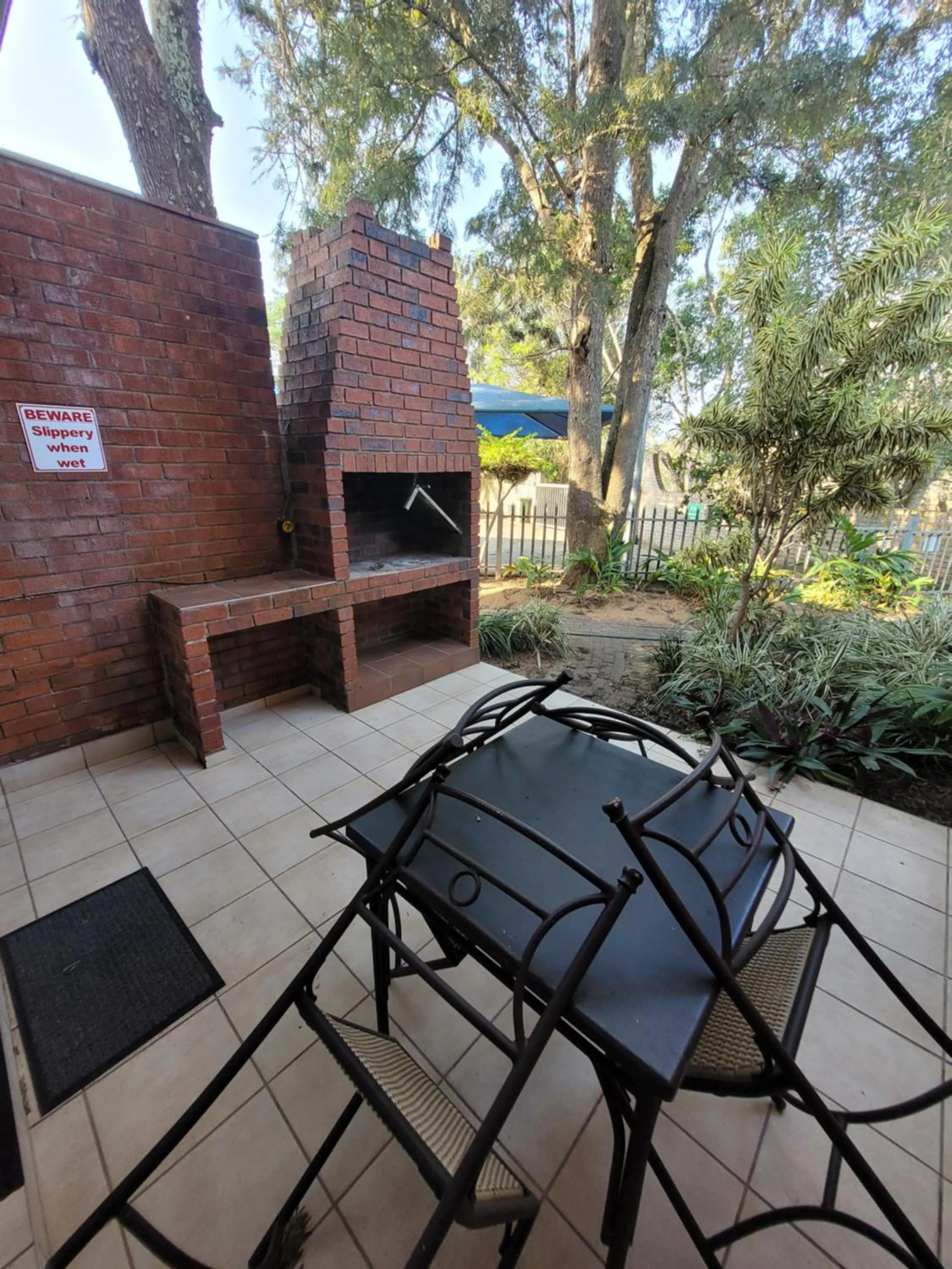 Patio in Perna Perna Lodge St Lucia