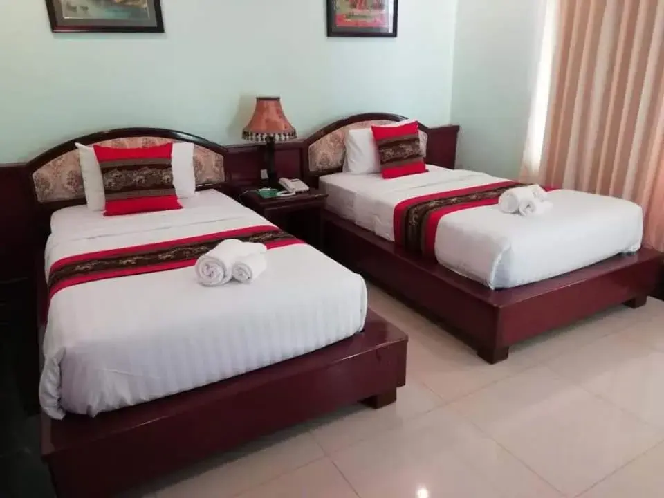 Bed in Soubundith Hotel Bed in Soubundith Hotel