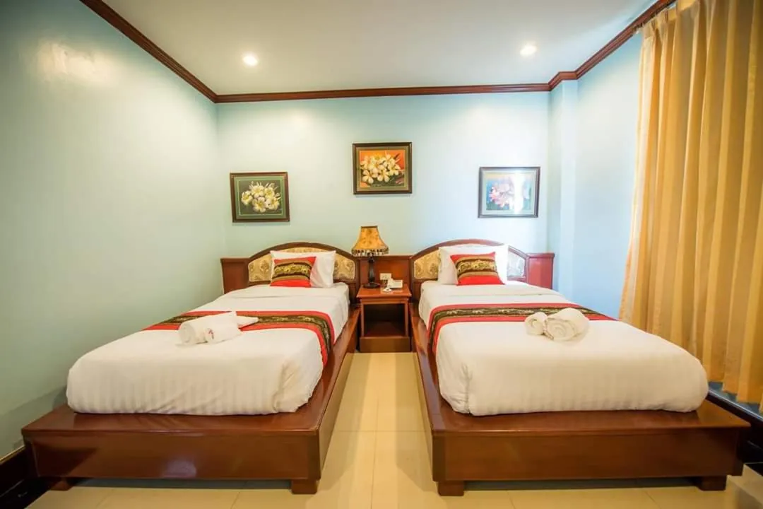 Bed in Soubundith Hotel