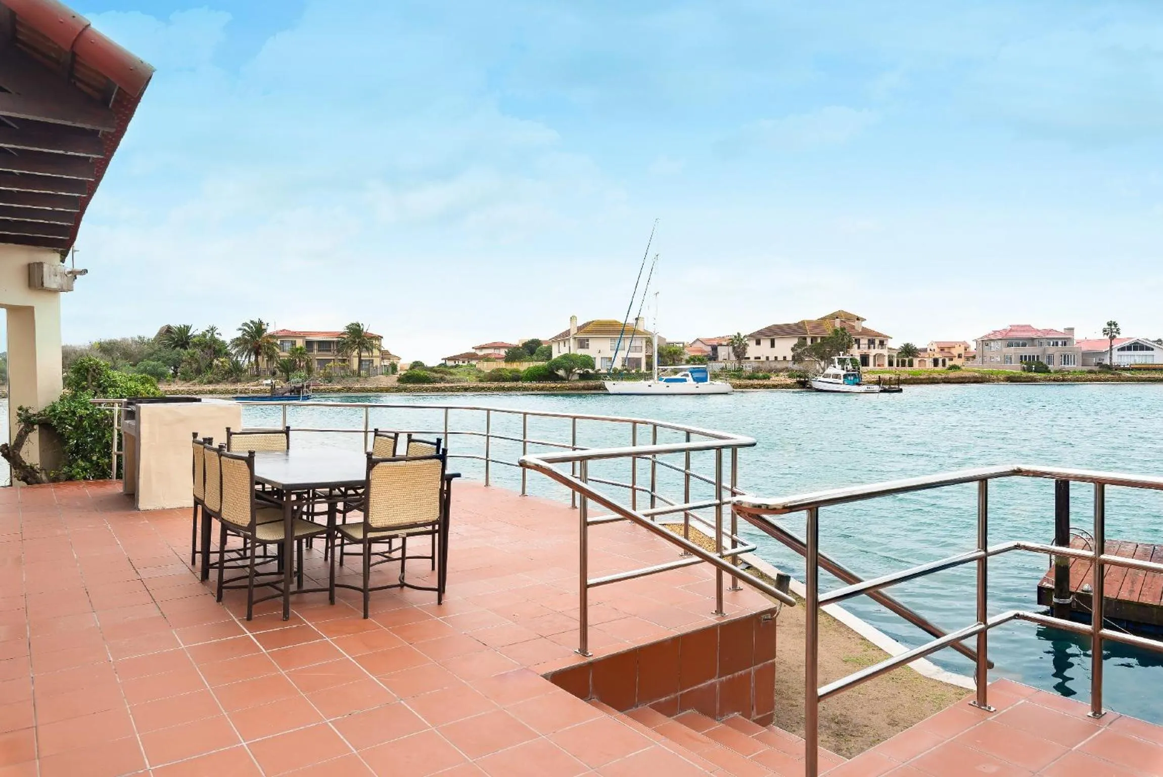 Patio in First Group Port Owen Marina