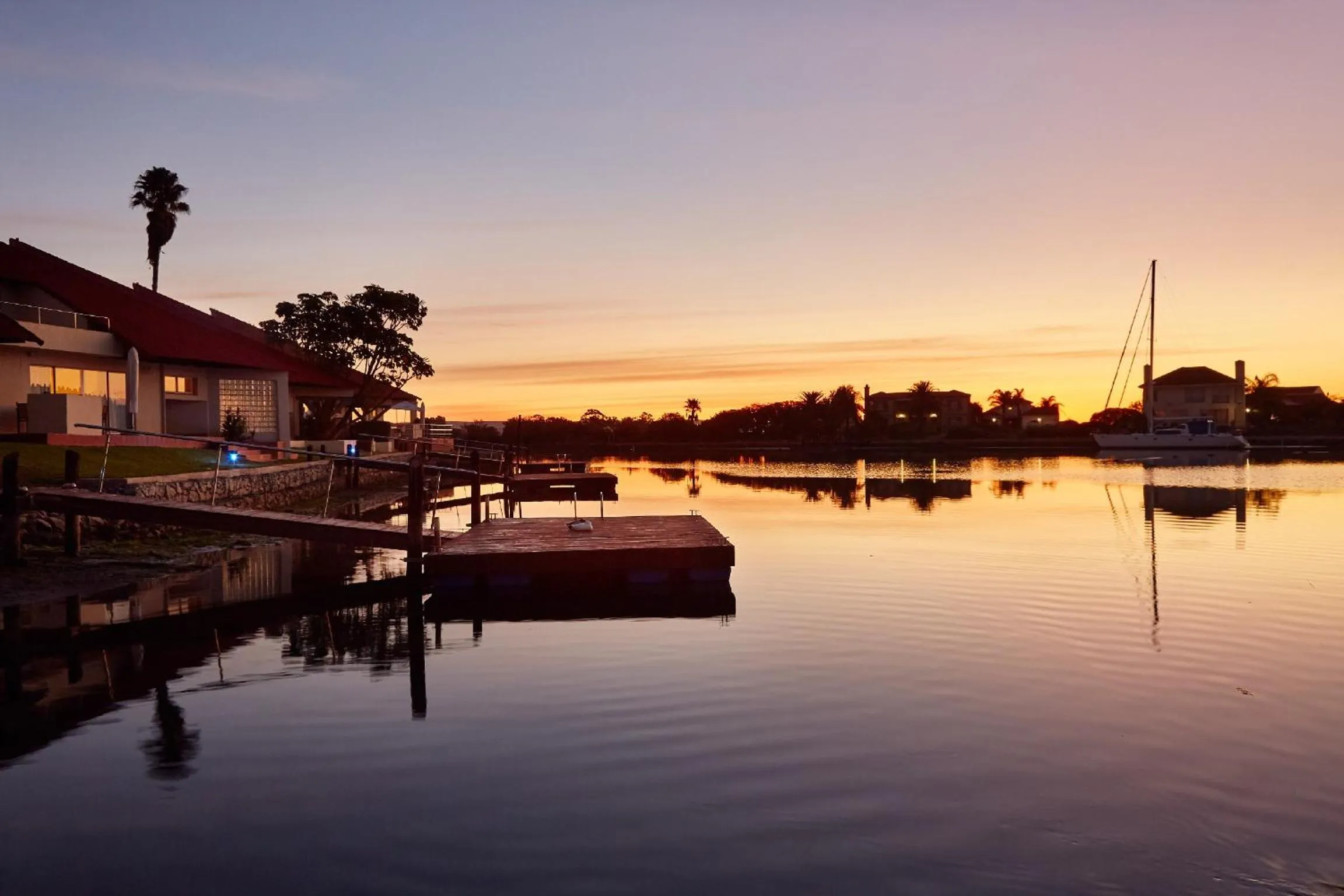 Night in First Group Port Owen Marina