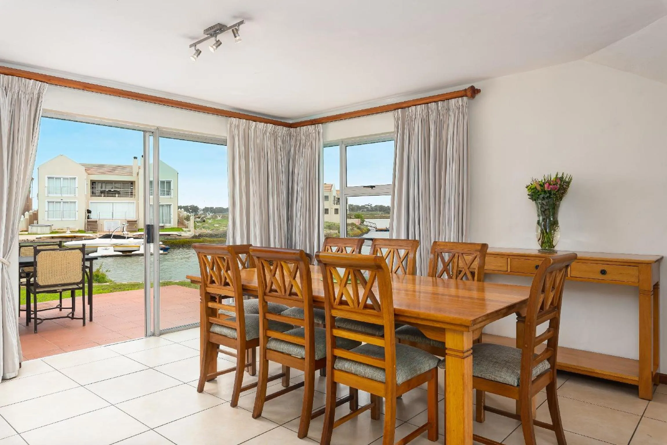 Dining area in First Group Port Owen Marina