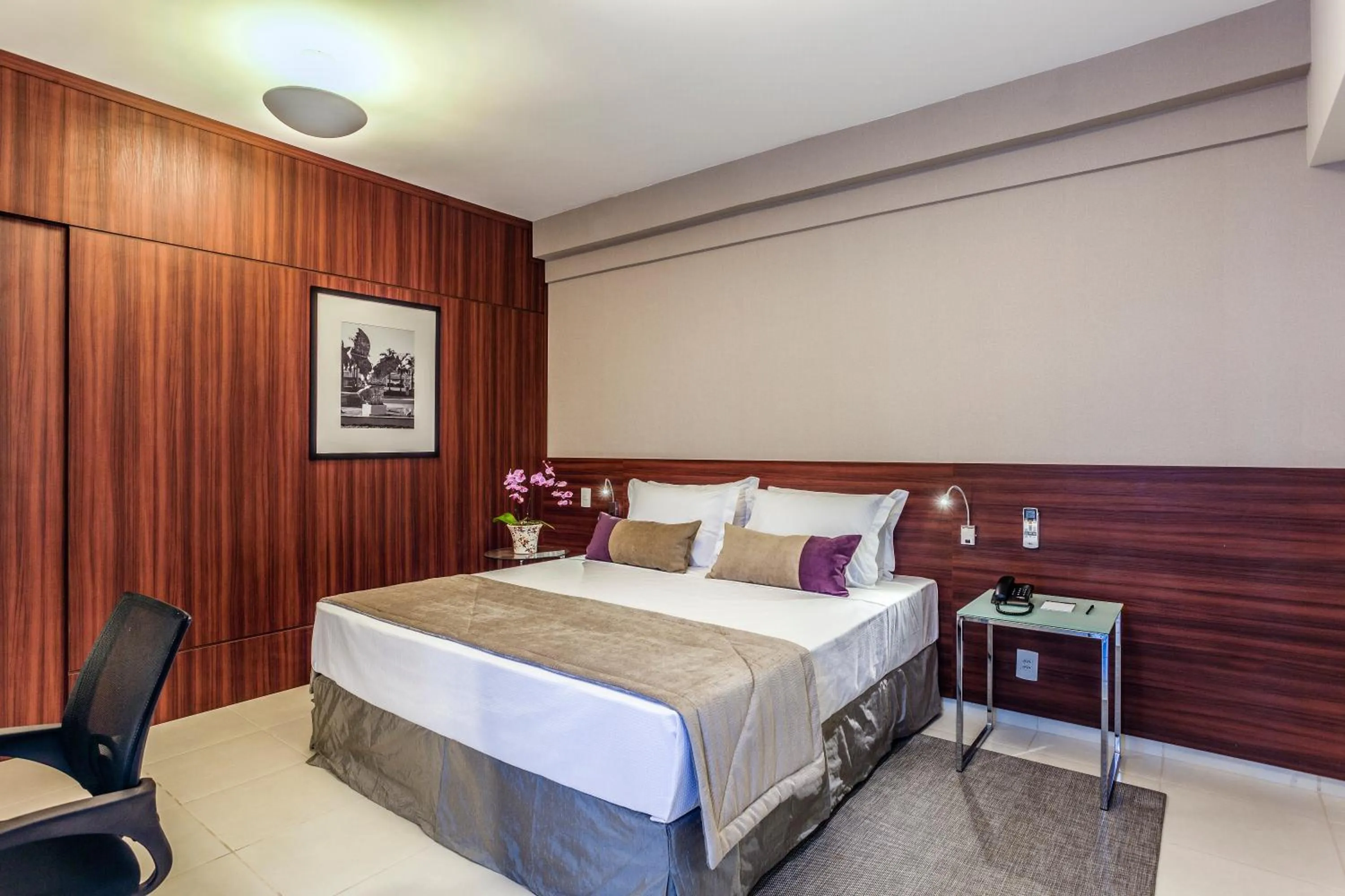 Bed in Blue Tree Towers Bauru