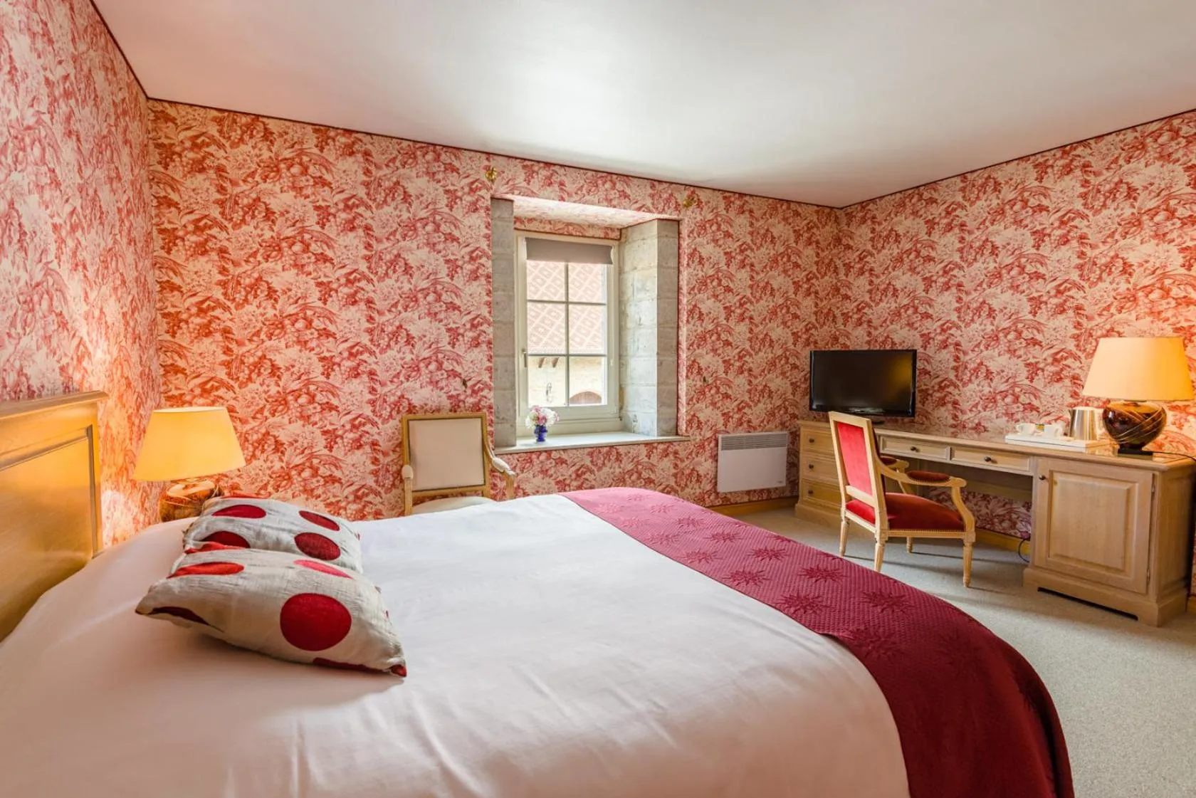 Bed in Château de Bournel