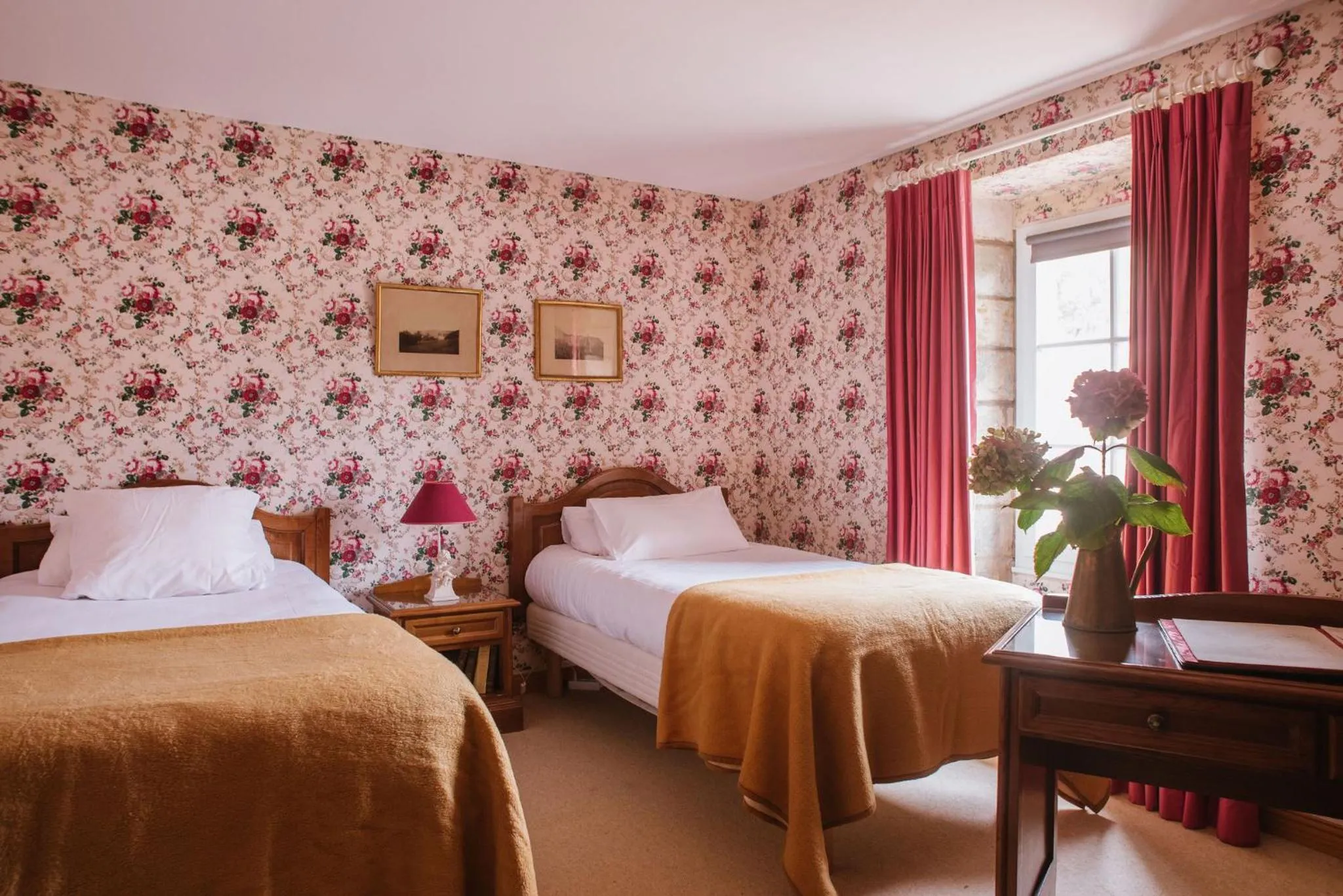 Bed in Château de Bournel