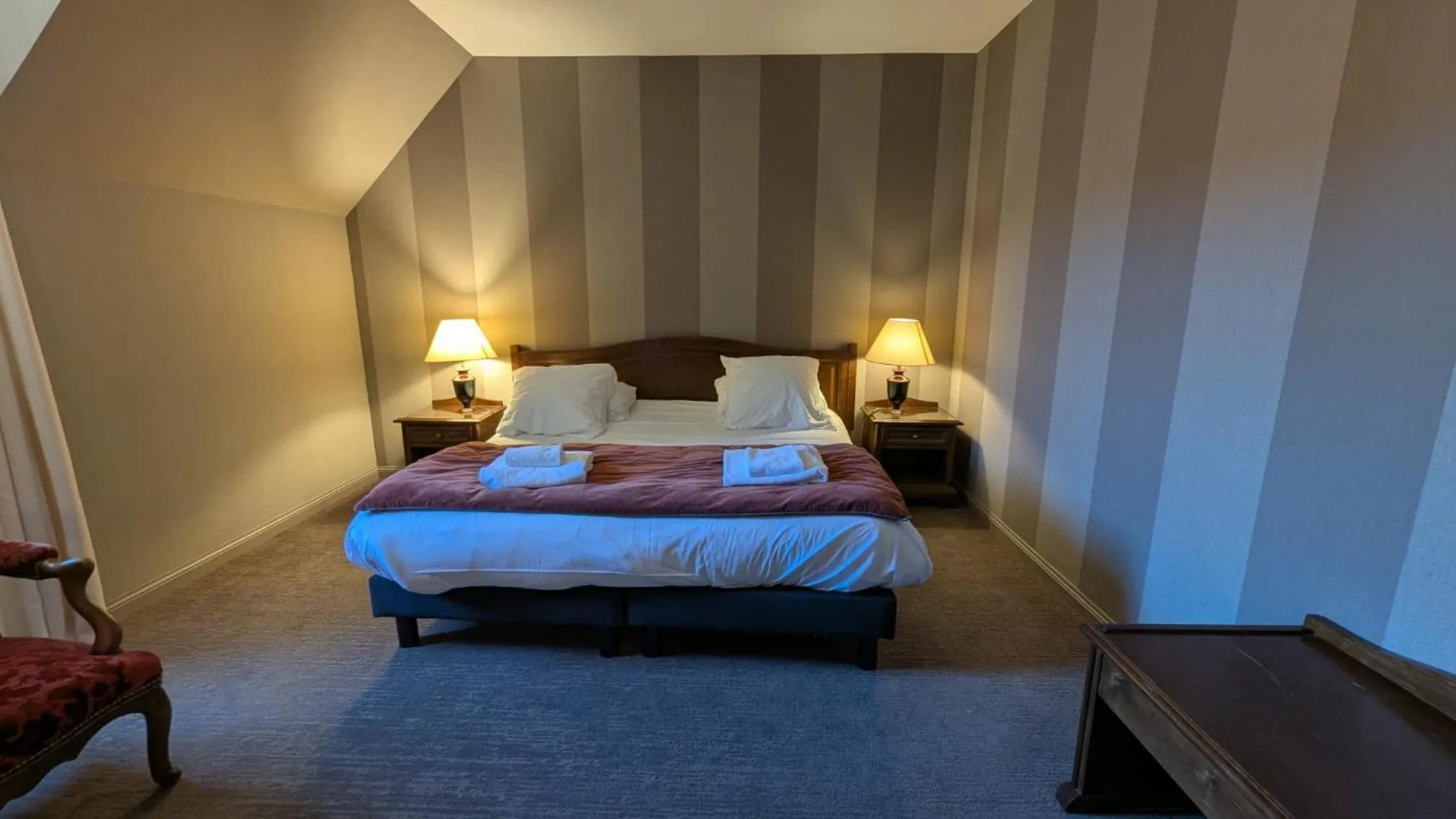 Bed in Château de Bournel