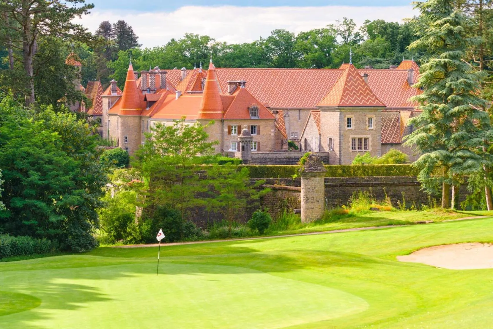 Golfcourse in Château de Bournel