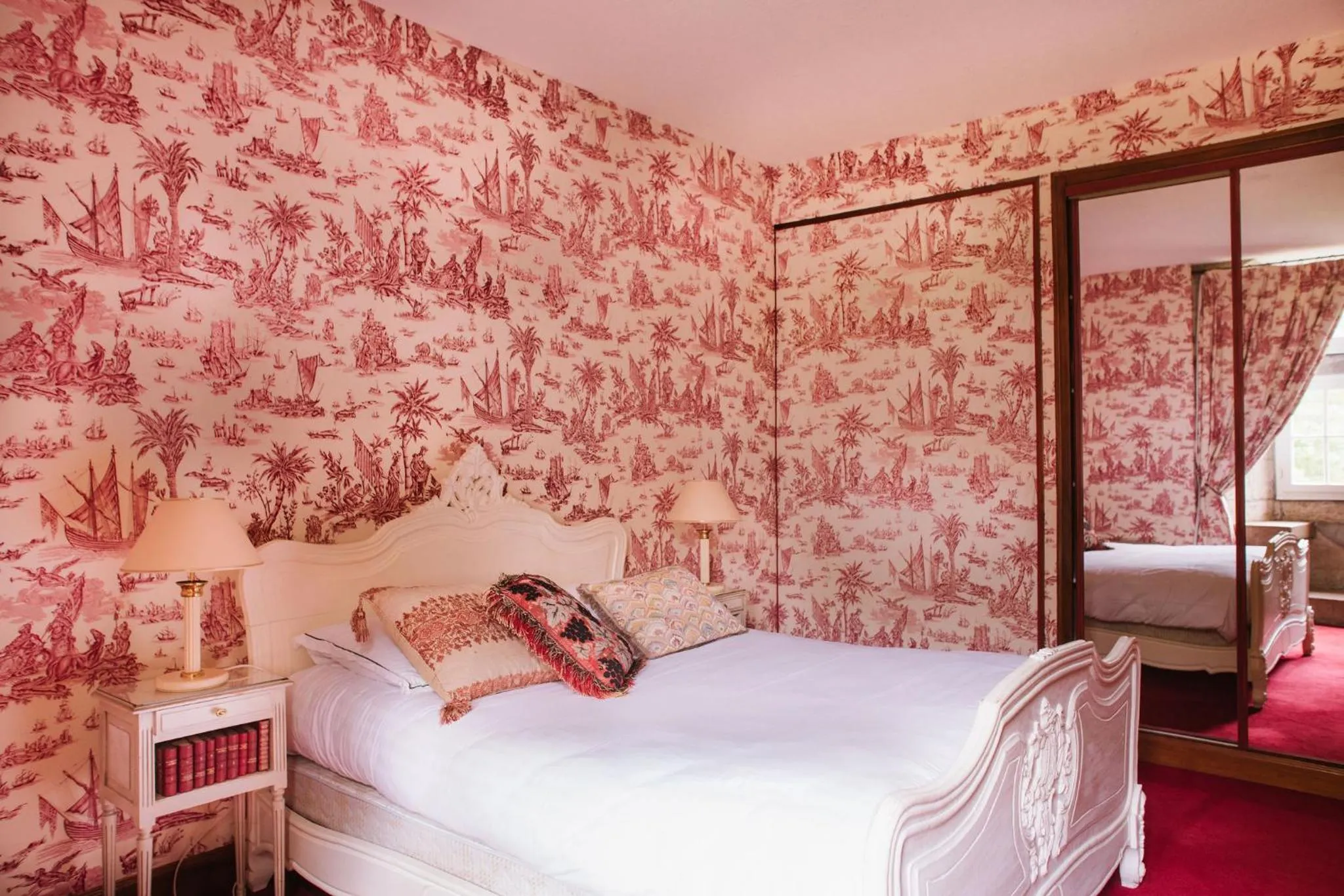 Bed in Château de Bournel