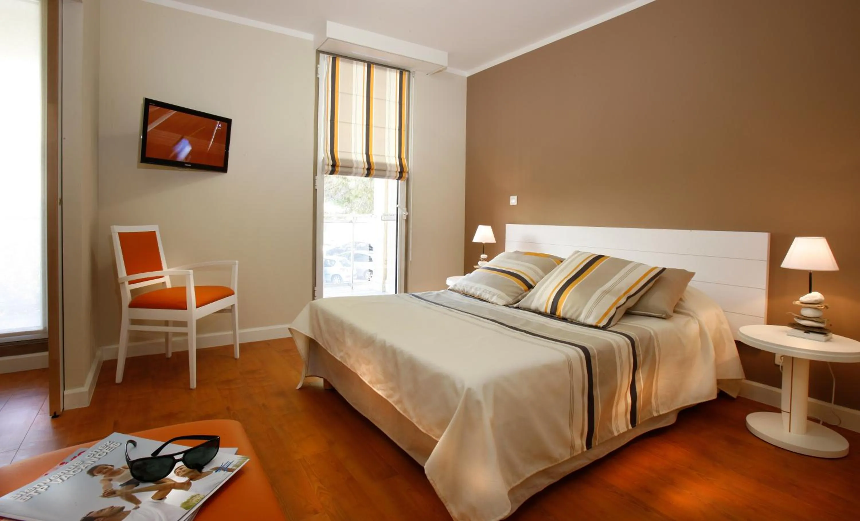 Bed in Hôtel Club la Font des Horts