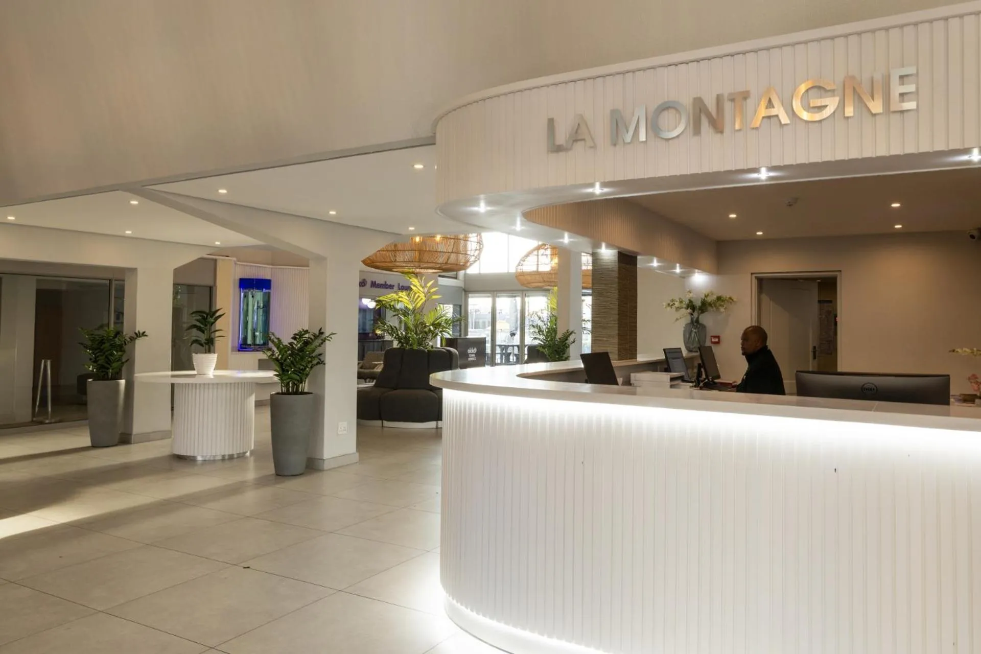 Lobby or reception in First Group La Montagne