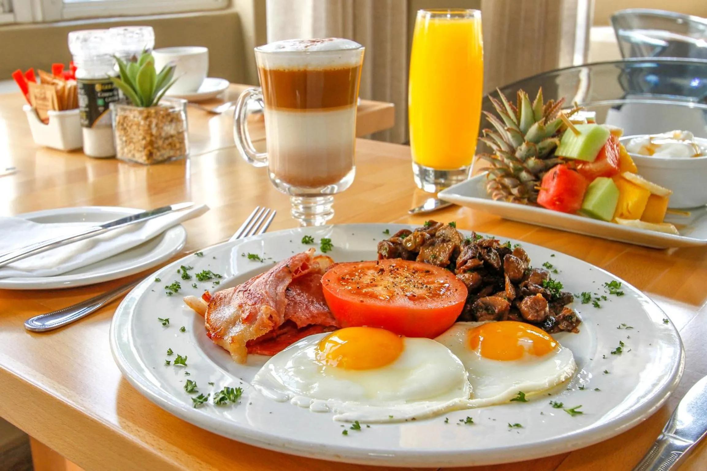 Food and drinks in First Group La Montagne