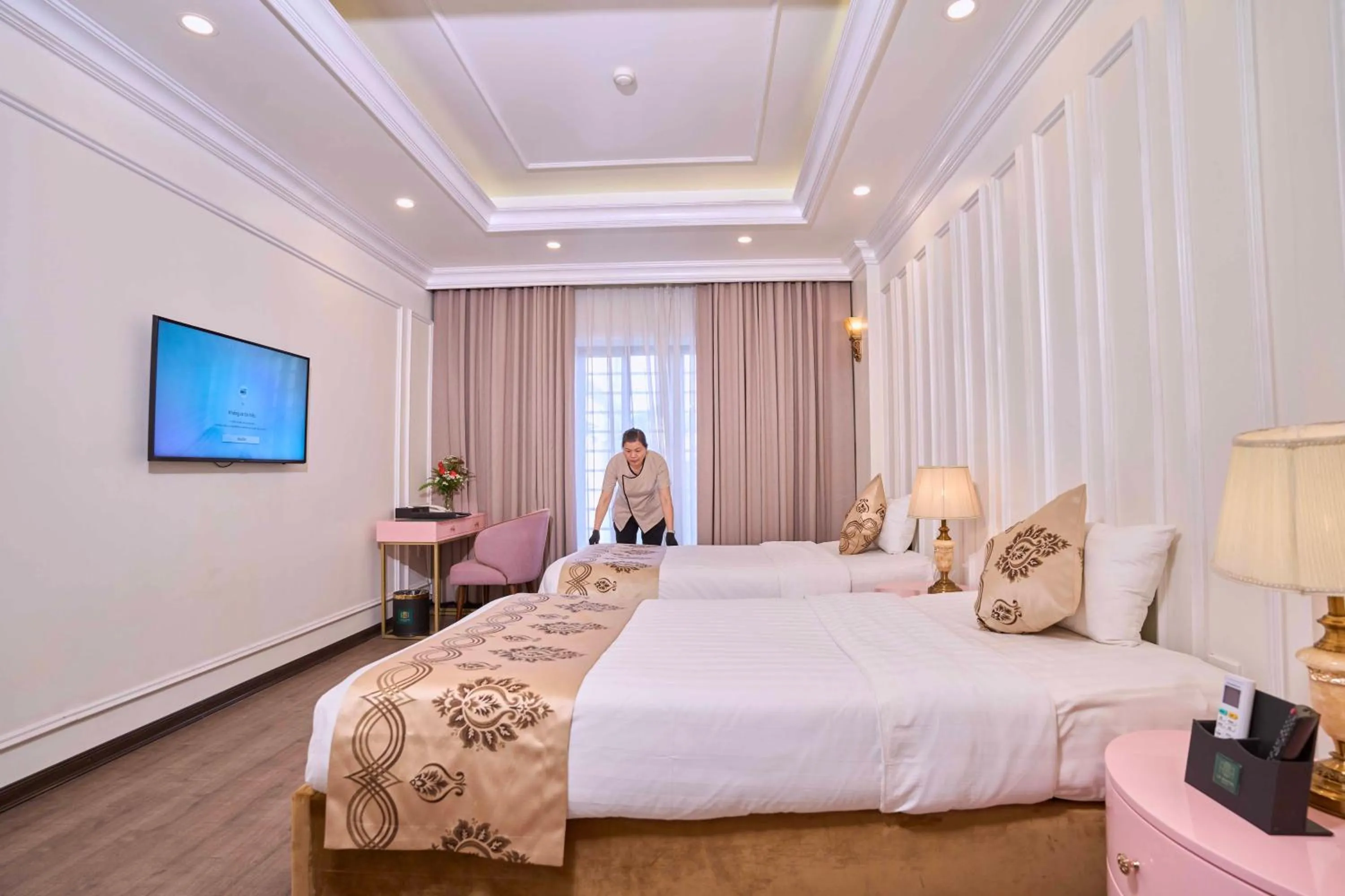 Bed in Le Haute Hotel Hai Phong
