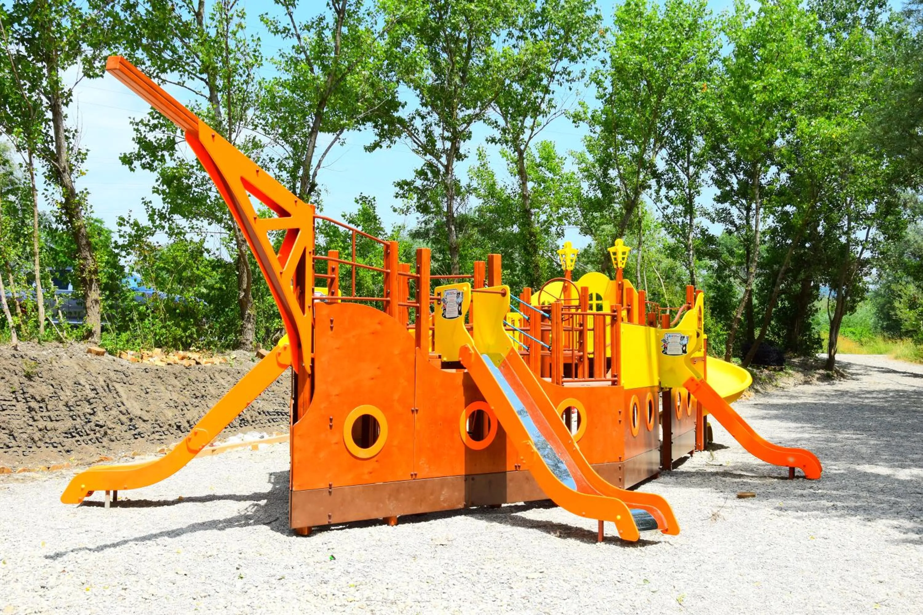 Children play ground in Zagreb Camp Bungalows