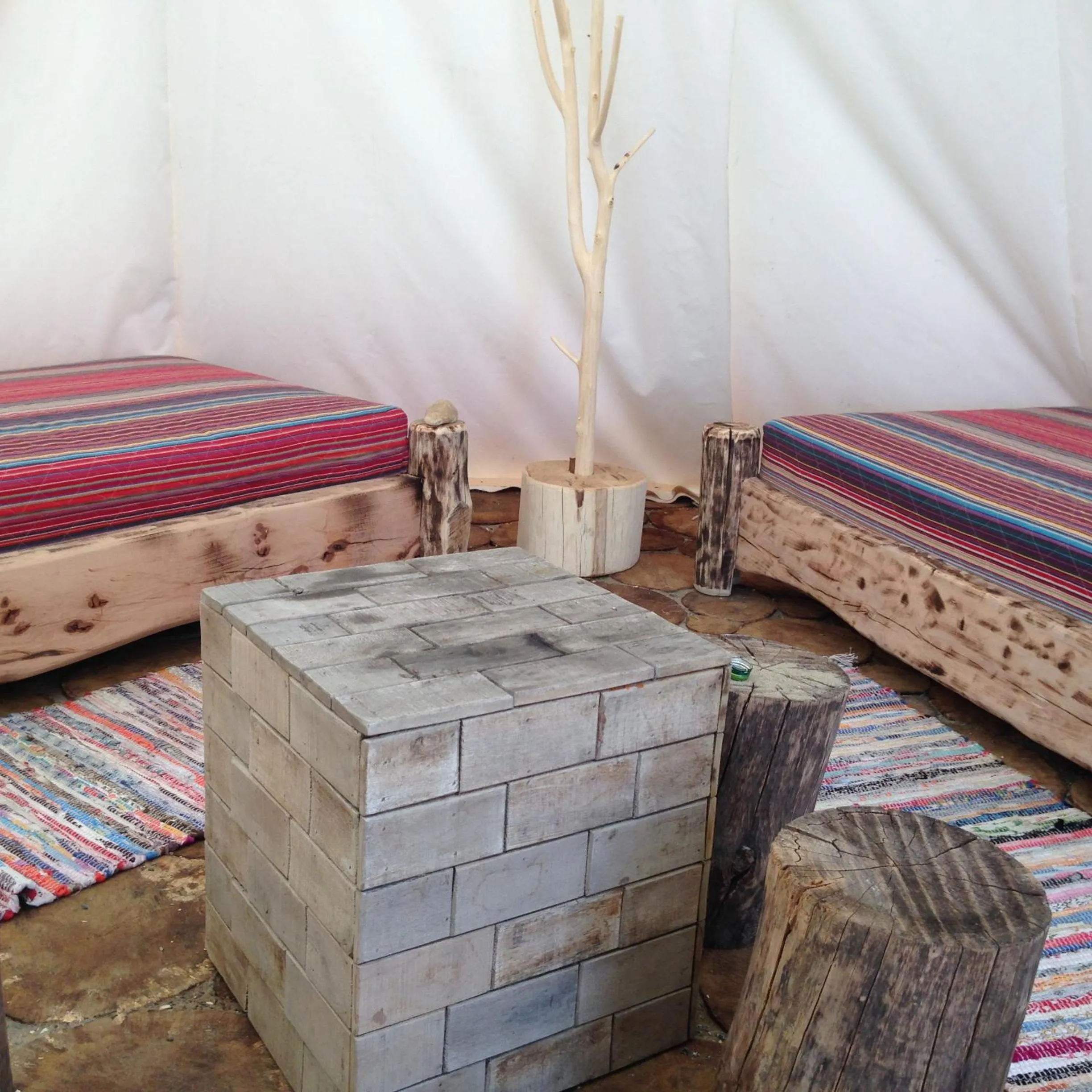 Bed in Zagreb Camp Bungalows