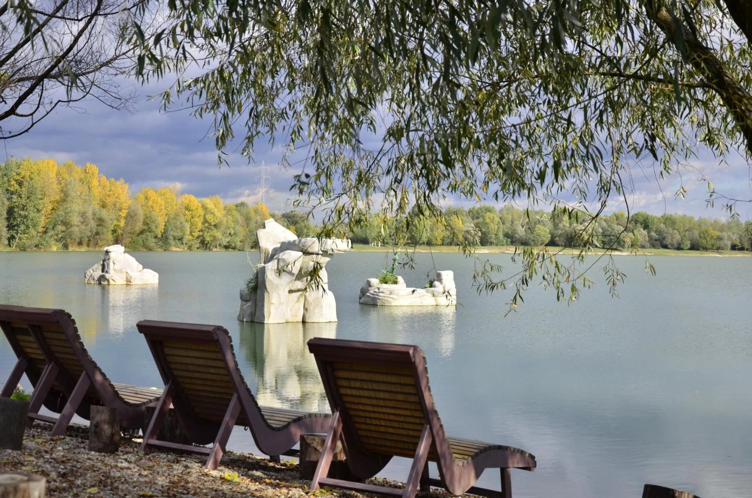 Balcony/Terrace in Zagreb Camp Bungalows
