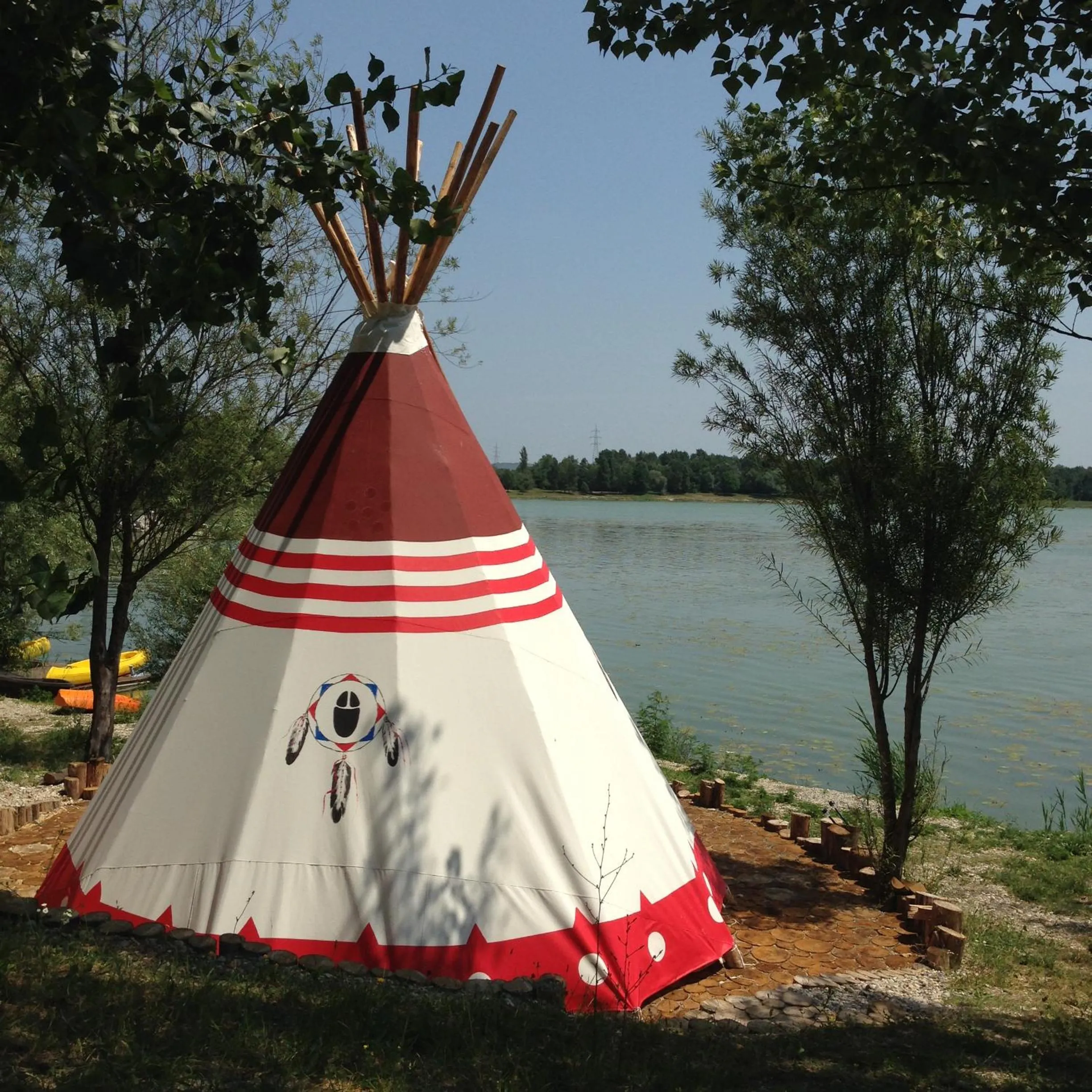 Natural landscape in Zagreb Camp Bungalows