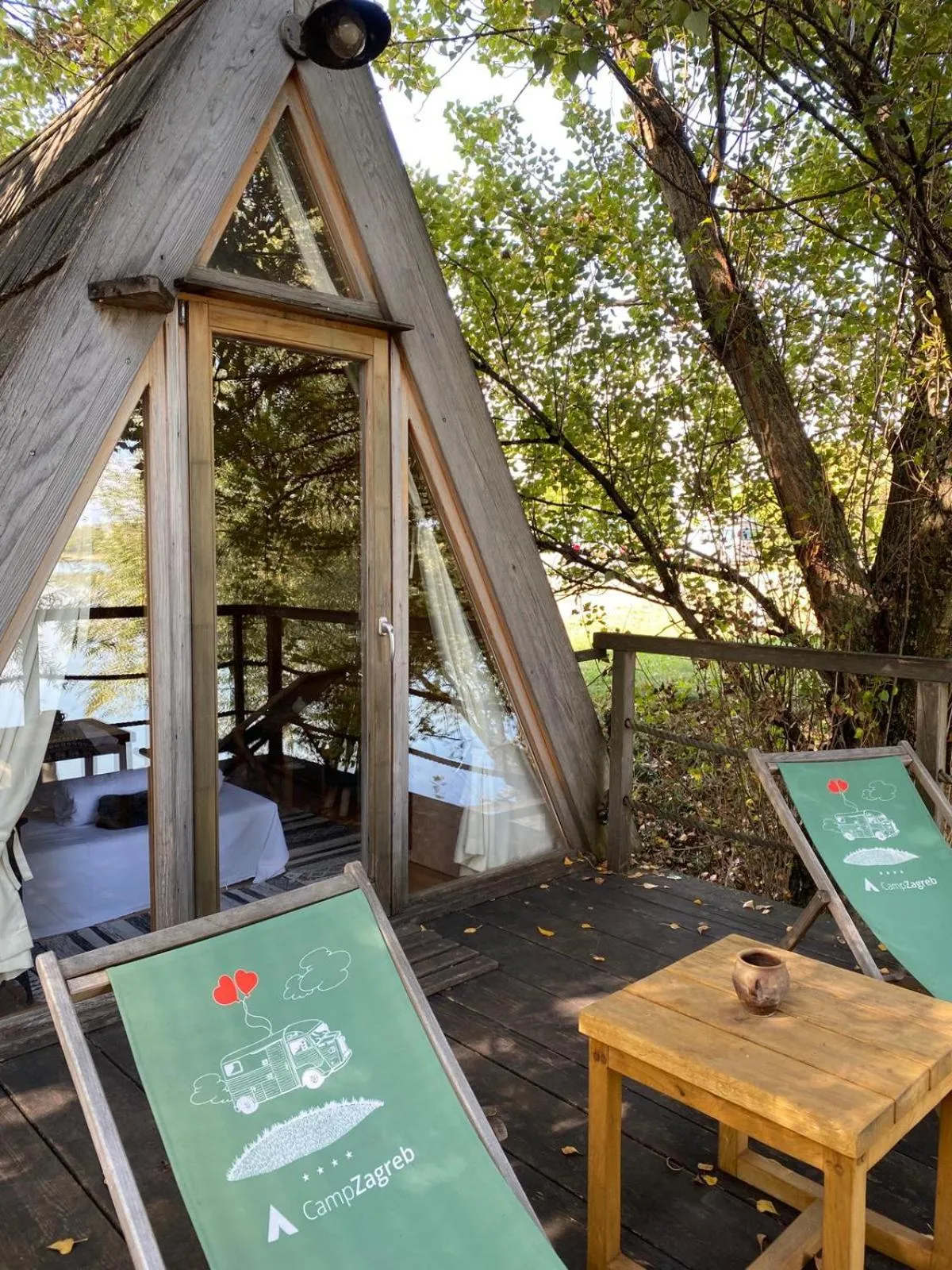 Natural landscape in Zagreb Camp Bungalows