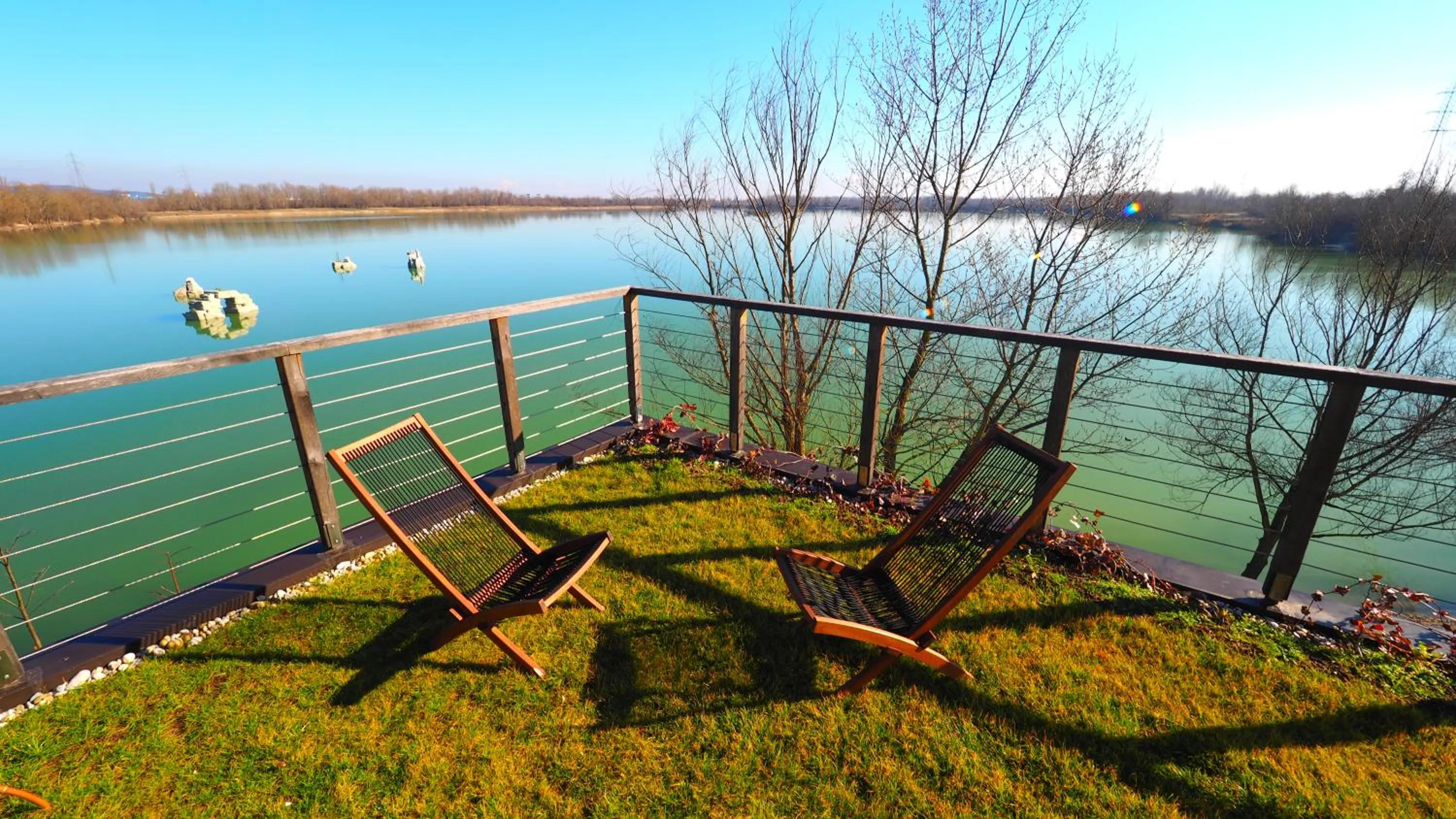 Balcony/Terrace in Zagreb Camp Bungalows