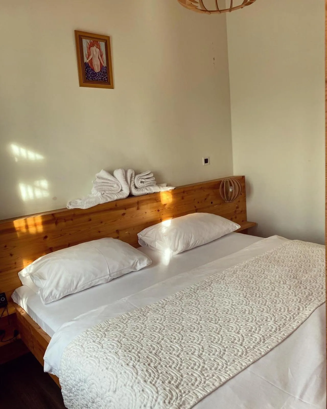 Bed in Zagreb Camp Bungalows