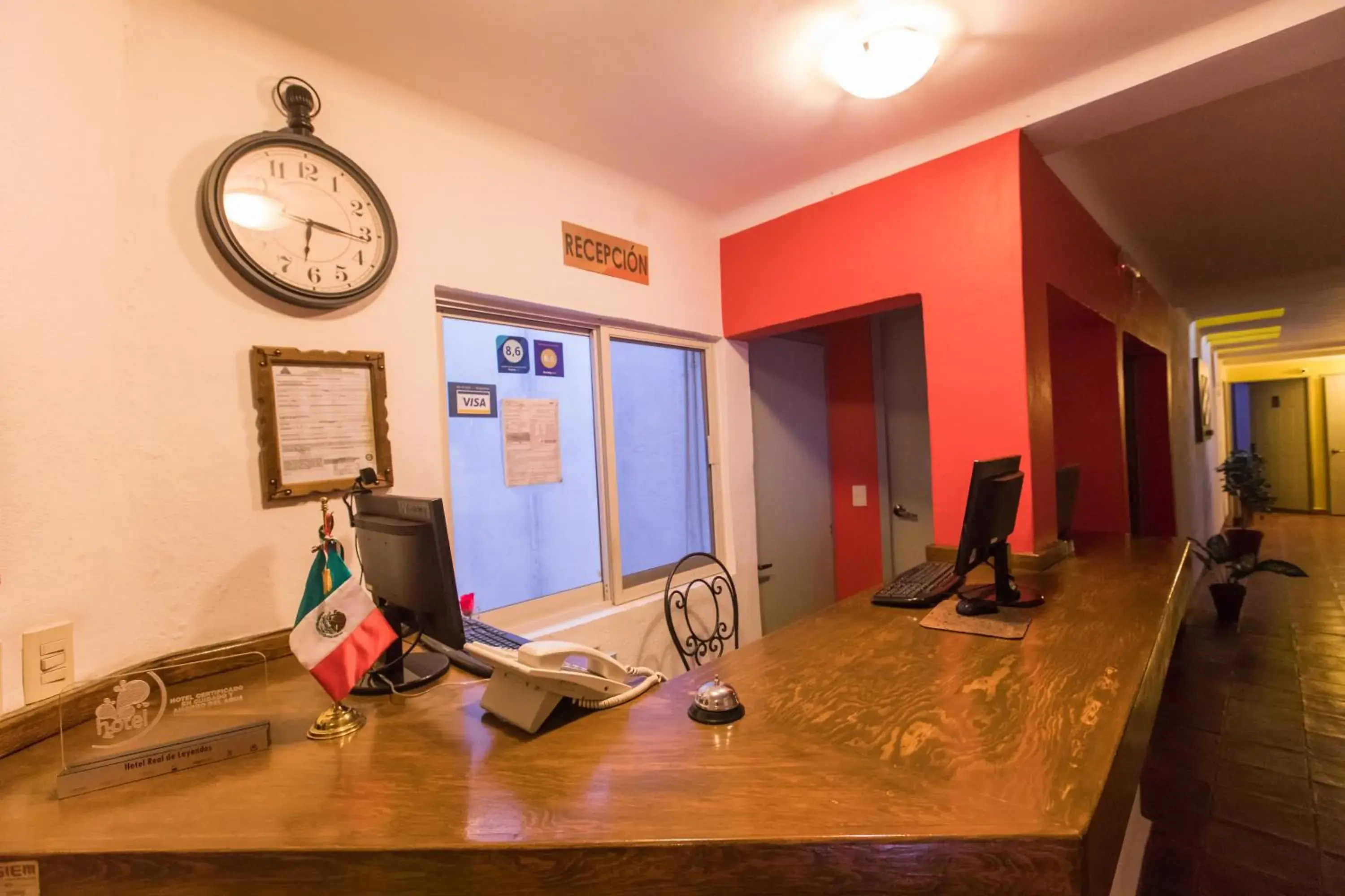 Lobby or reception in Hotel Real de Leyendas Lobby or reception in Hotel Real de Leyendas