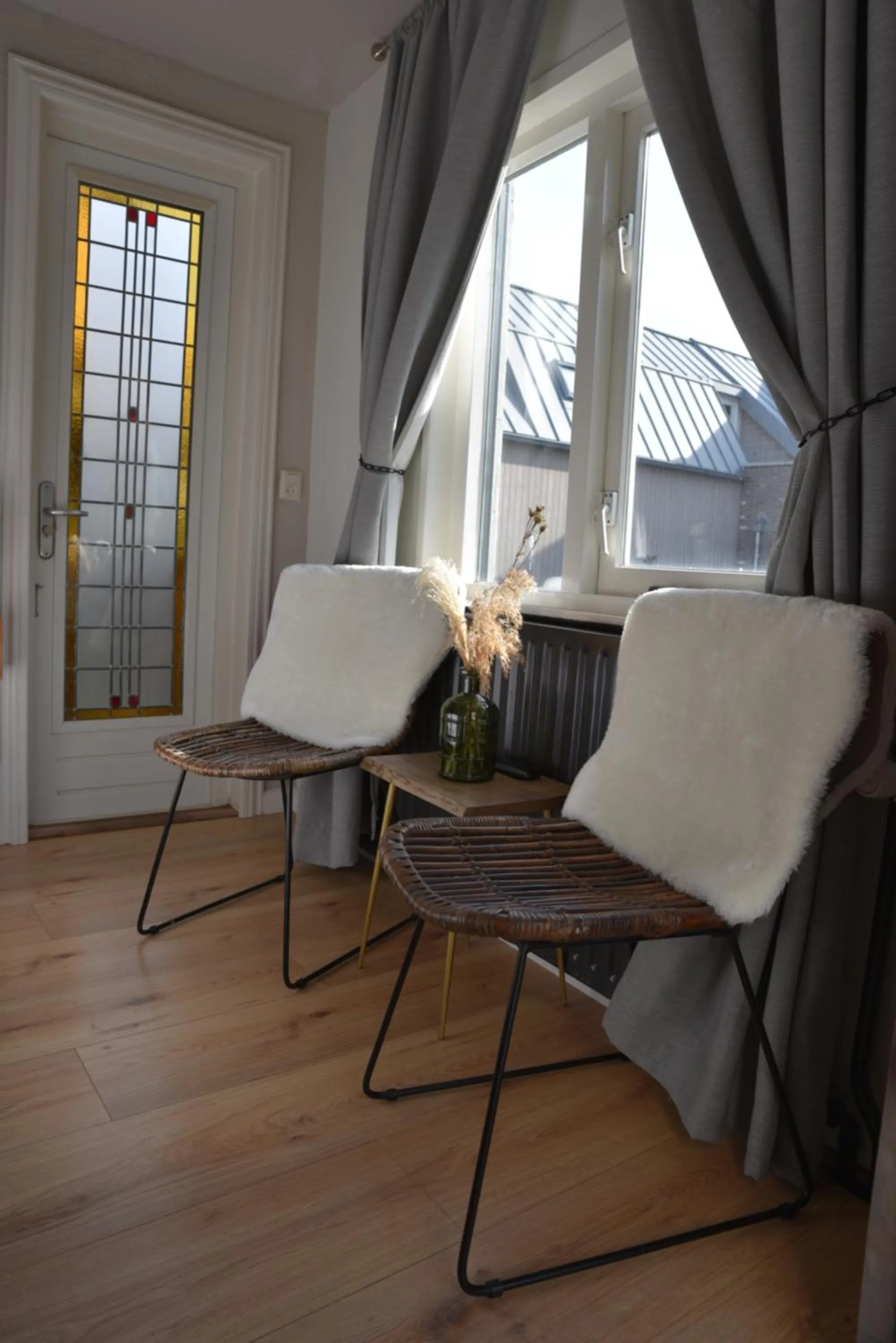 Seating area in Hofje van Maas