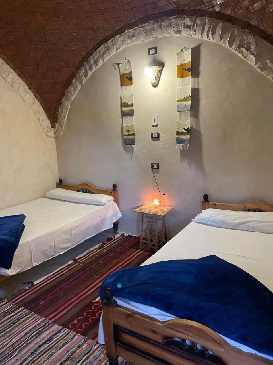 Bed in Siwa Palace Lodge