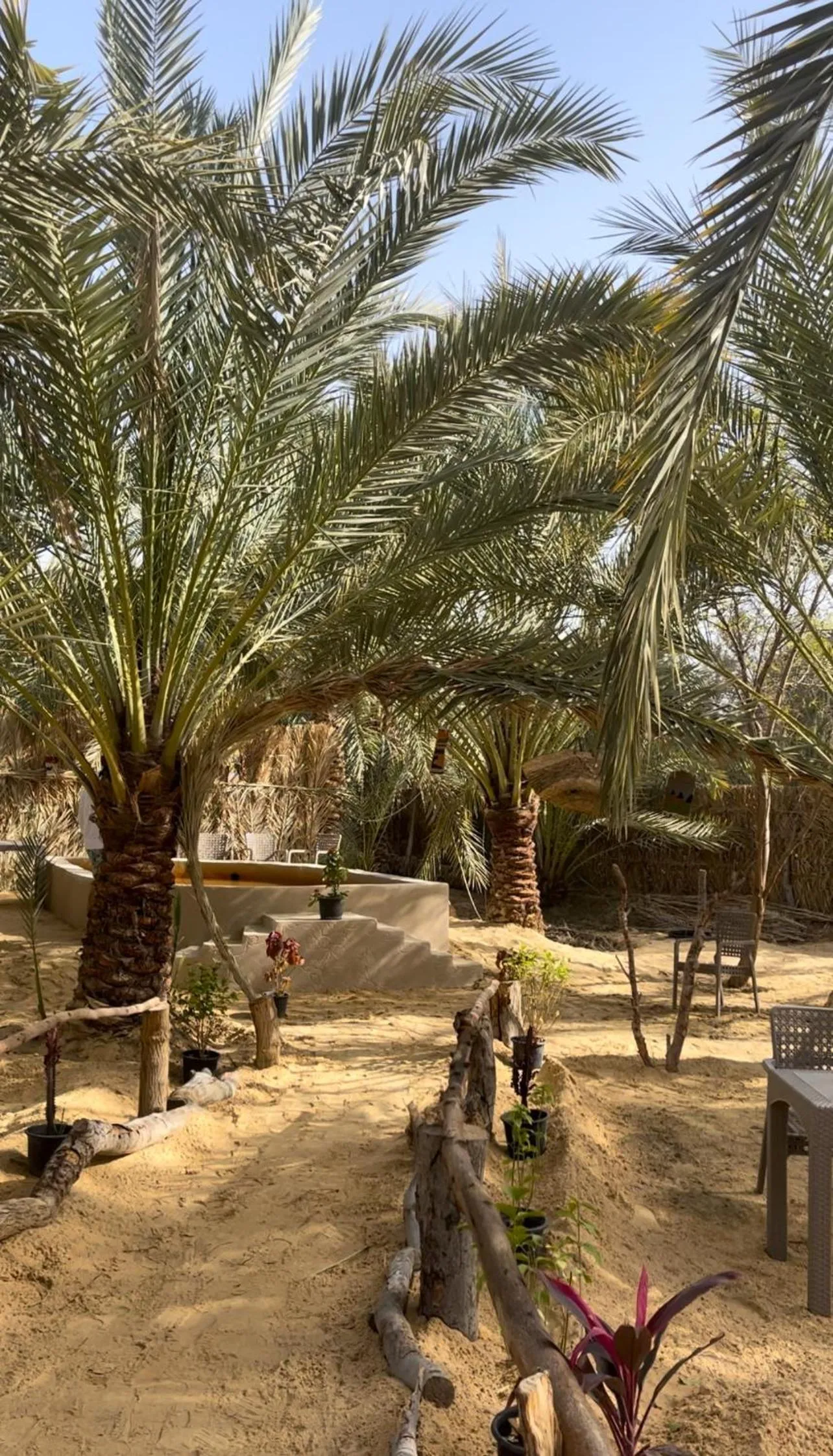 Hot Spring Bath in Siwa Palace Lodge