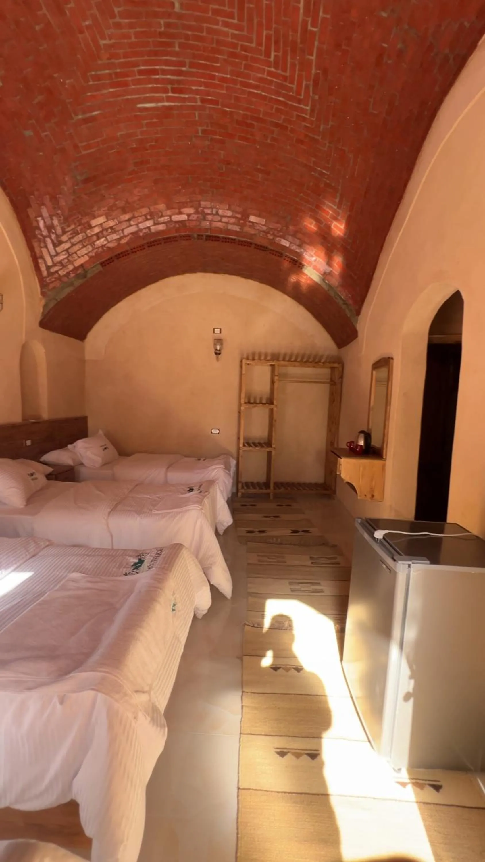 Bed in Siwa Palace Lodge