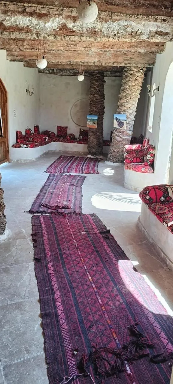 Bed in Siwa Palace Lodge