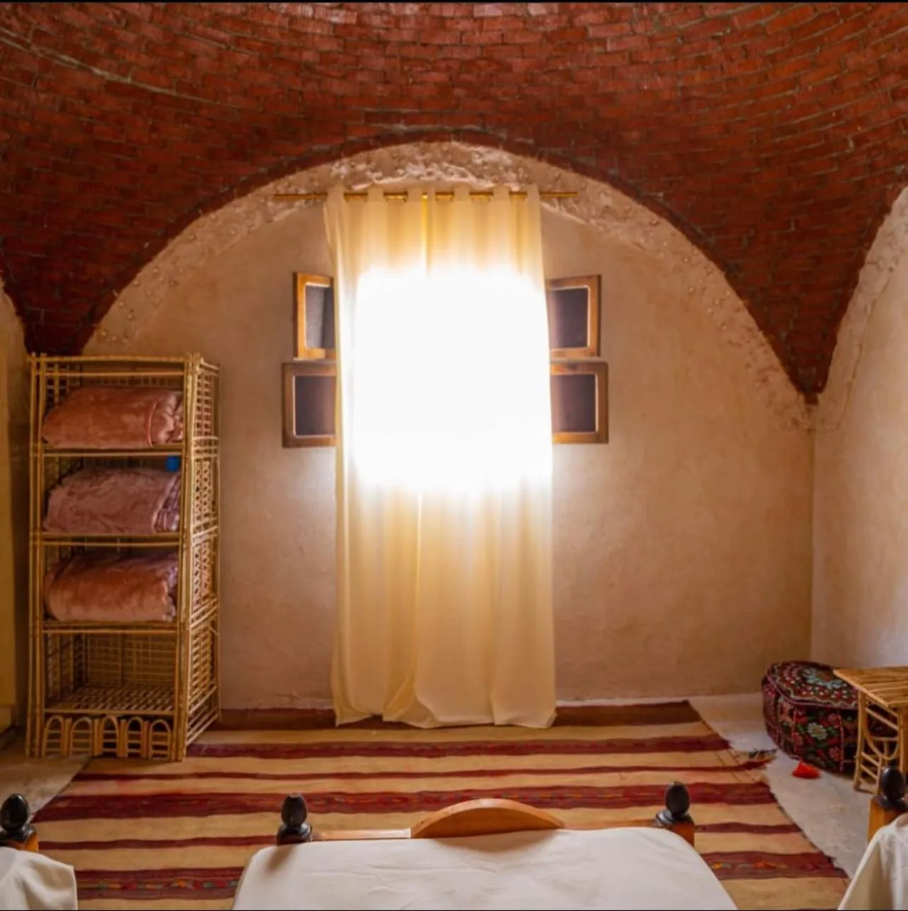 Bed in Siwa Palace Lodge