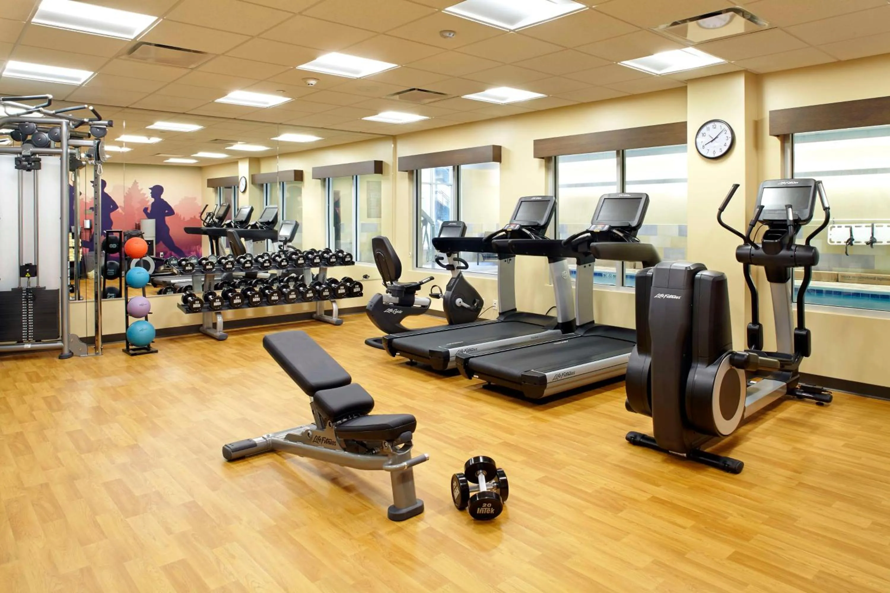Fitness centre/facilities in Hyatt Place Columbus