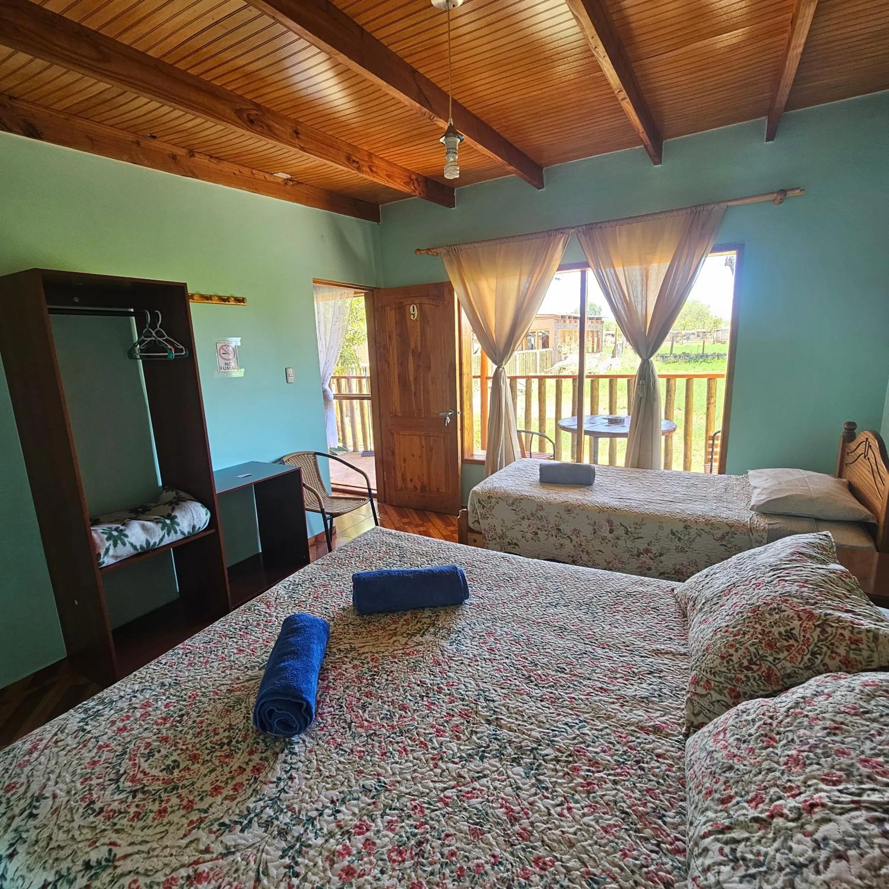 Bed in Hostal Casa los Duendes