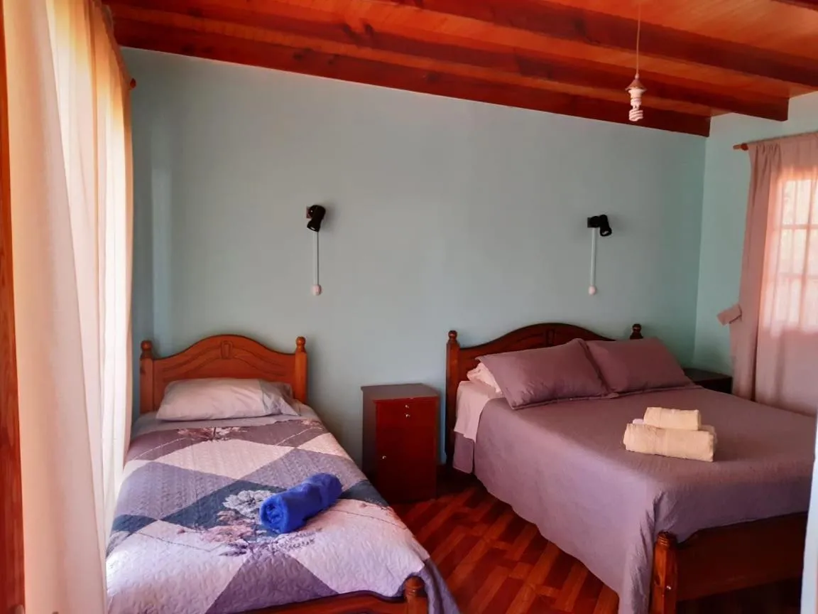 Bed in Hostal Casa los Duendes