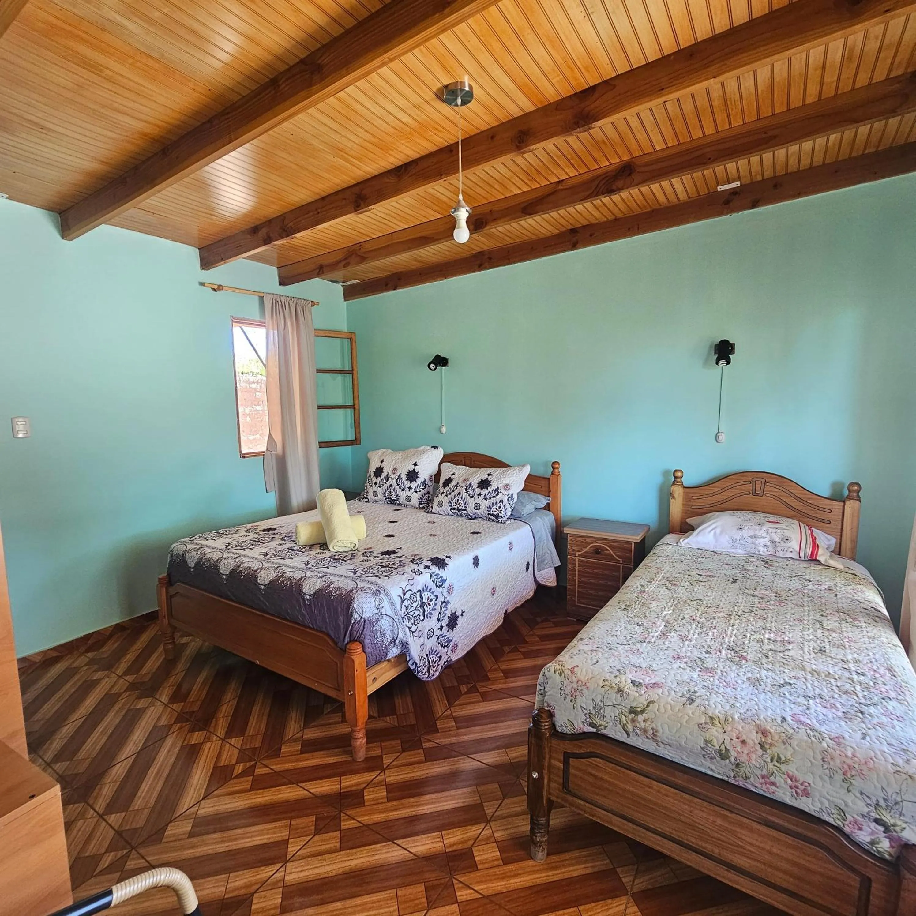 Bed in Hostal Casa los Duendes