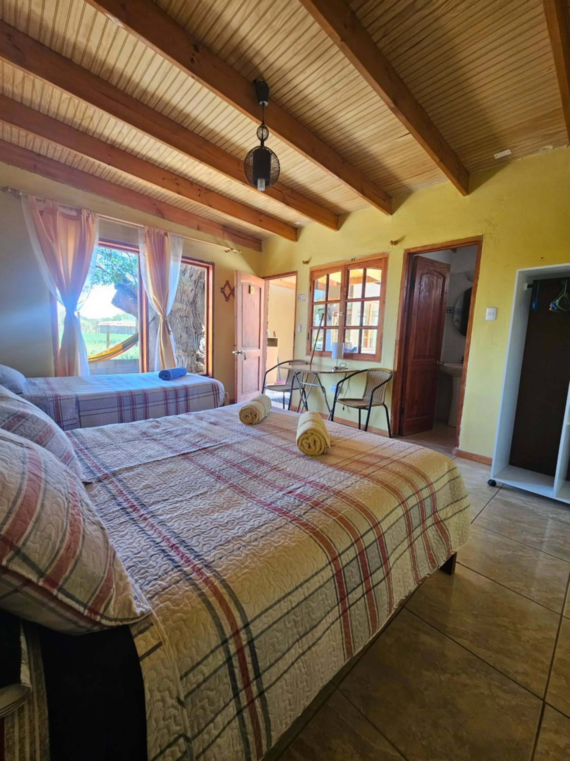 Bed in Hostal Casa los Duendes