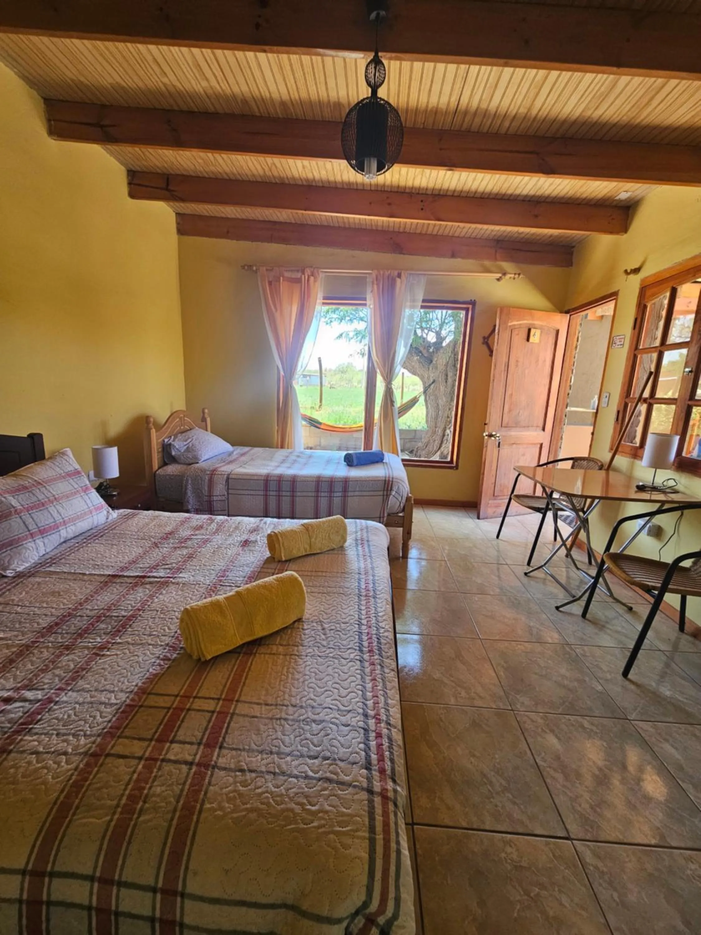 Bed in Hostal Casa los Duendes