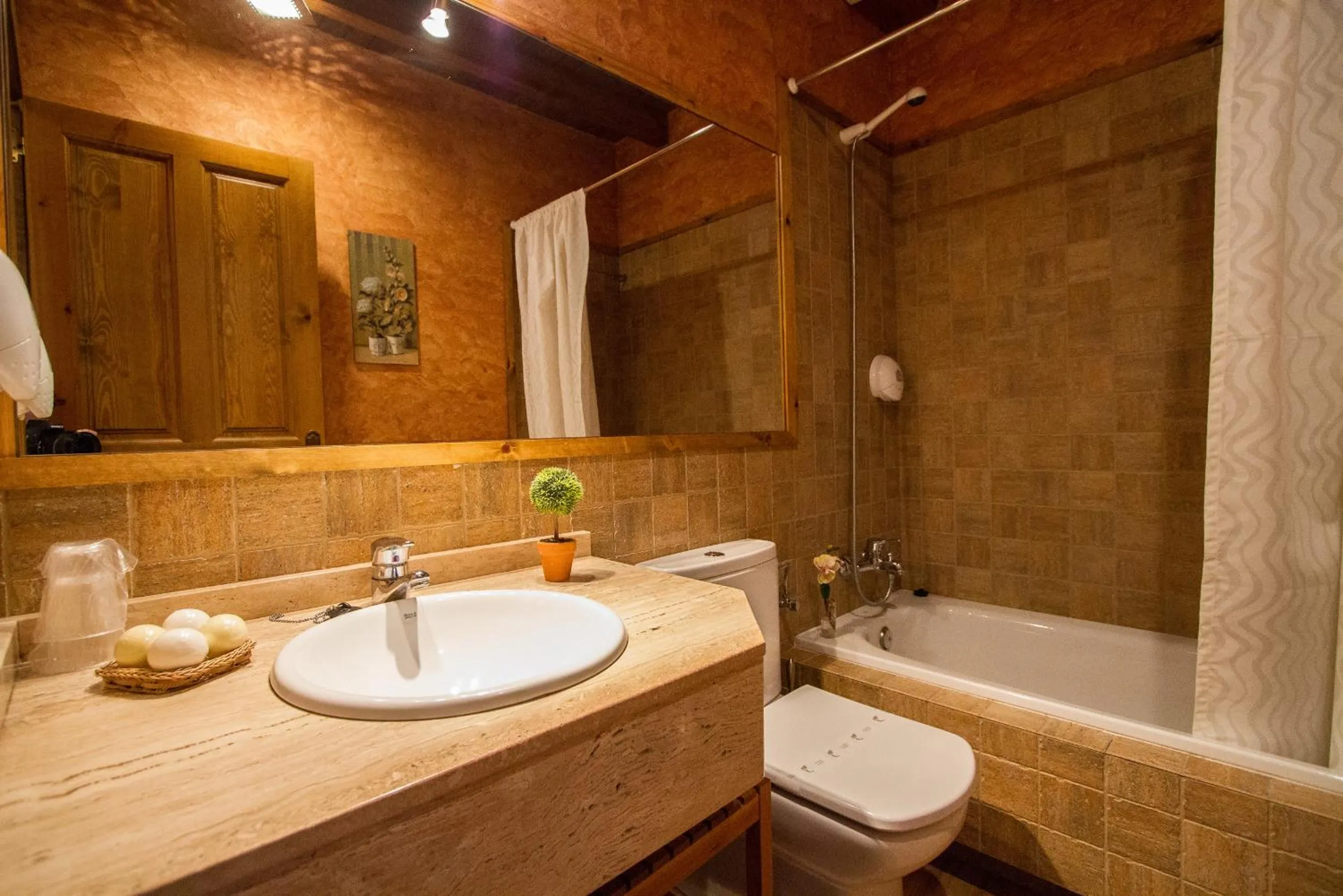 Bathroom in Hotelapartamentos Torres